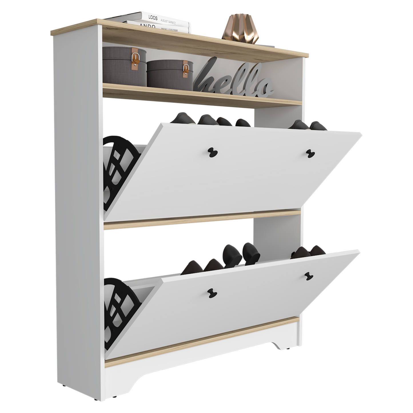 Comoda Zapatero Z 100 Rta Blanco Duna