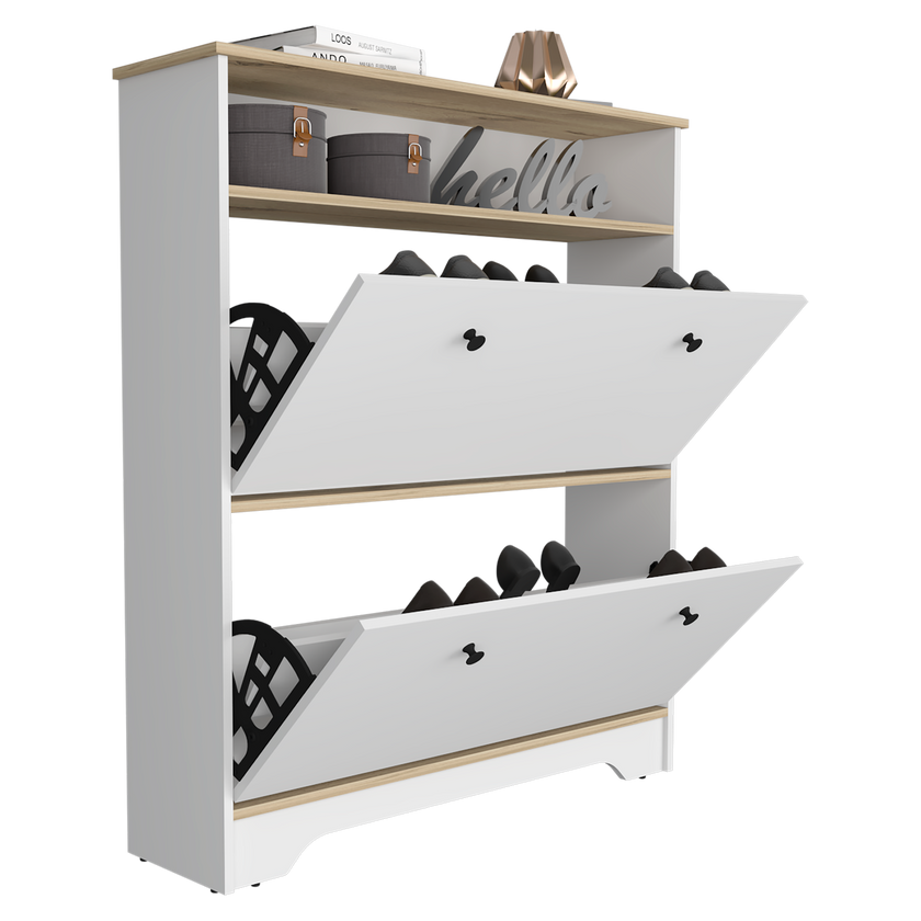 Comoda Zapatero Z 100 Rta Blanco Duna