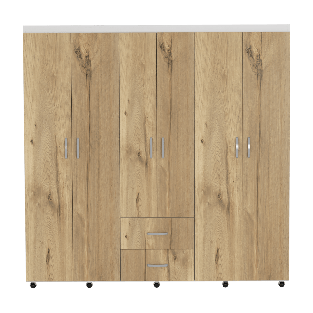 Closet Bariloche 200 X 200 X 50 Rta Blanco Duna