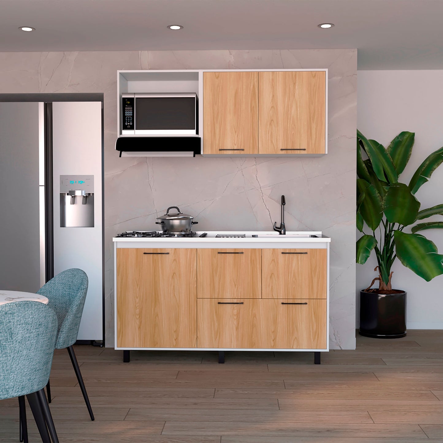 Cocina 150 Pacific Rta Fresno Europeo Blanco Meson Der
