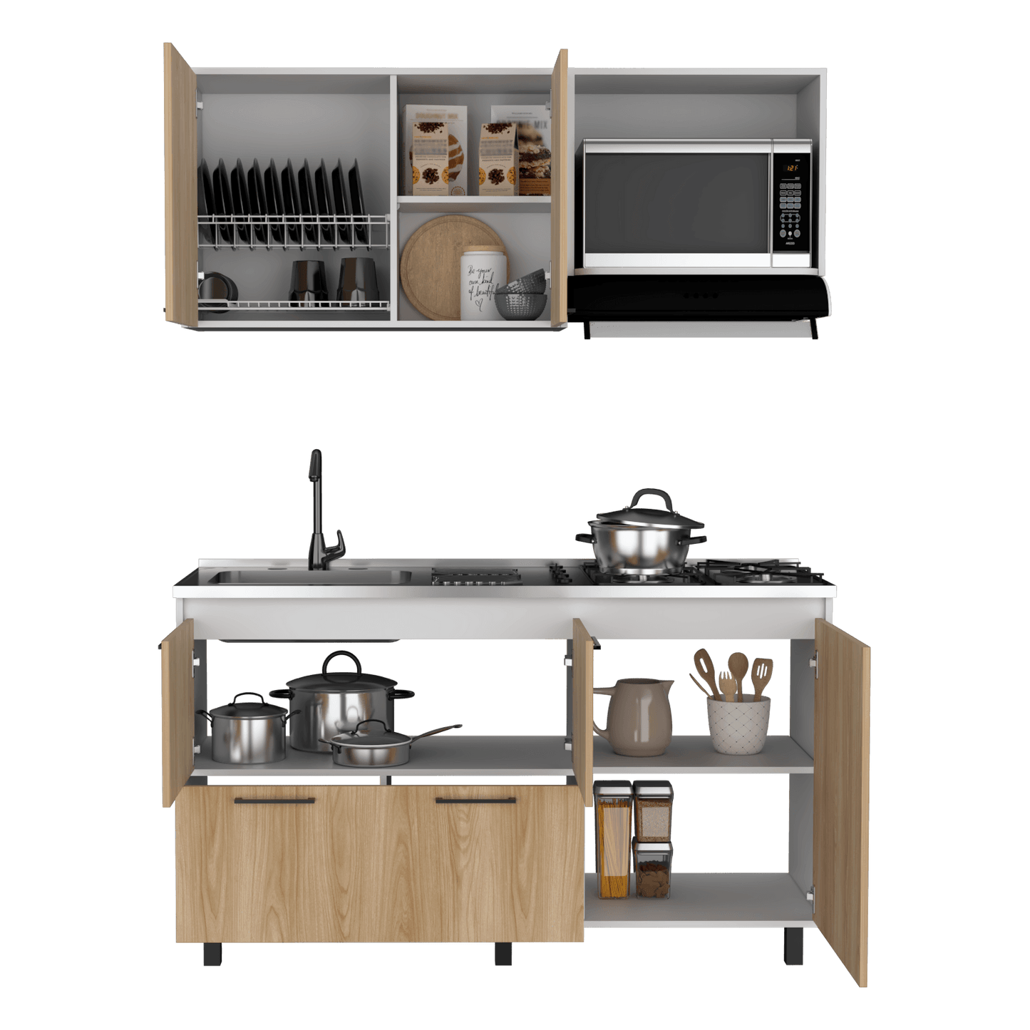 Cocina 150 Pacific Rta Fresno Europeo Blanco Meson Izq