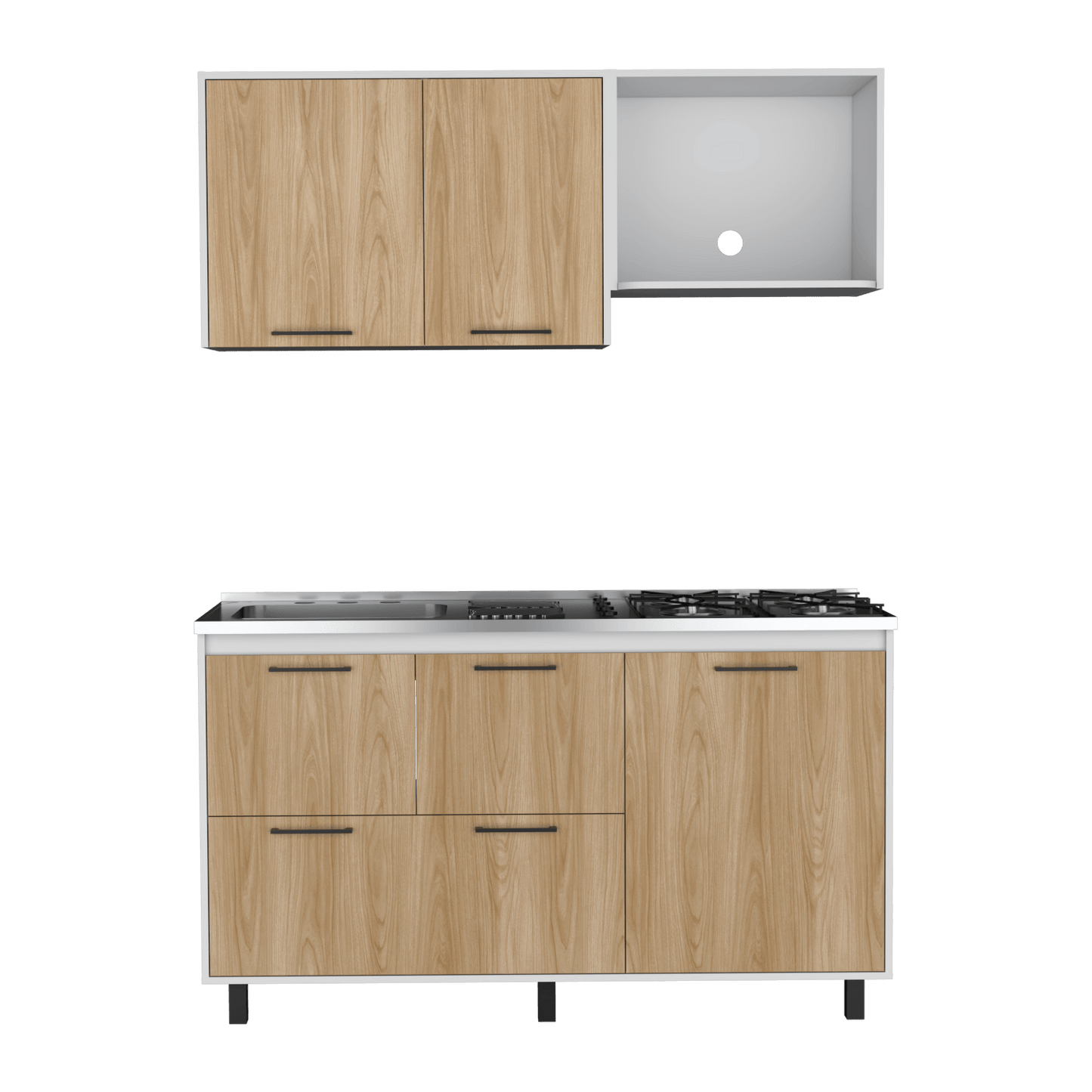 Cocina 150 Pacific Rta Fresno Europeo Blanco Meson Izq