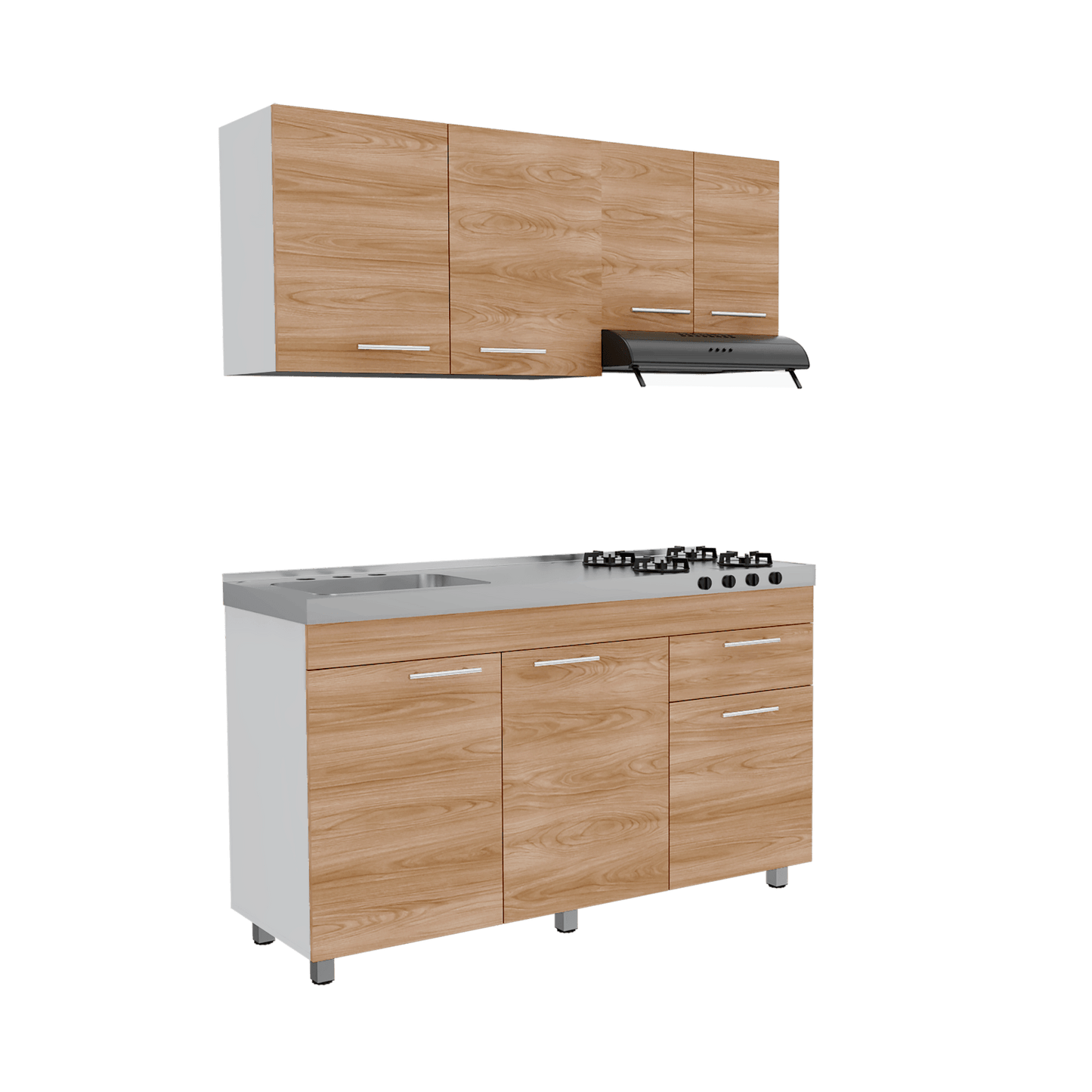 Cocina Bazagli 150 Izq Rta Blanco Fresnoeu