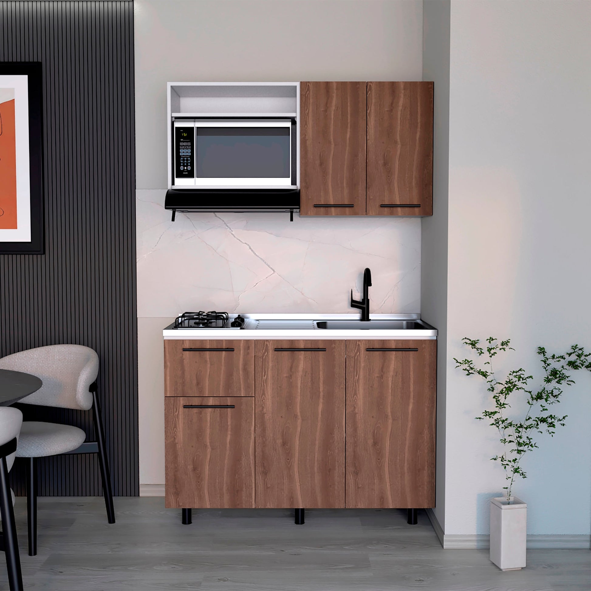 Cocina 120 Pierre Rta Milan Blanco Meson Der