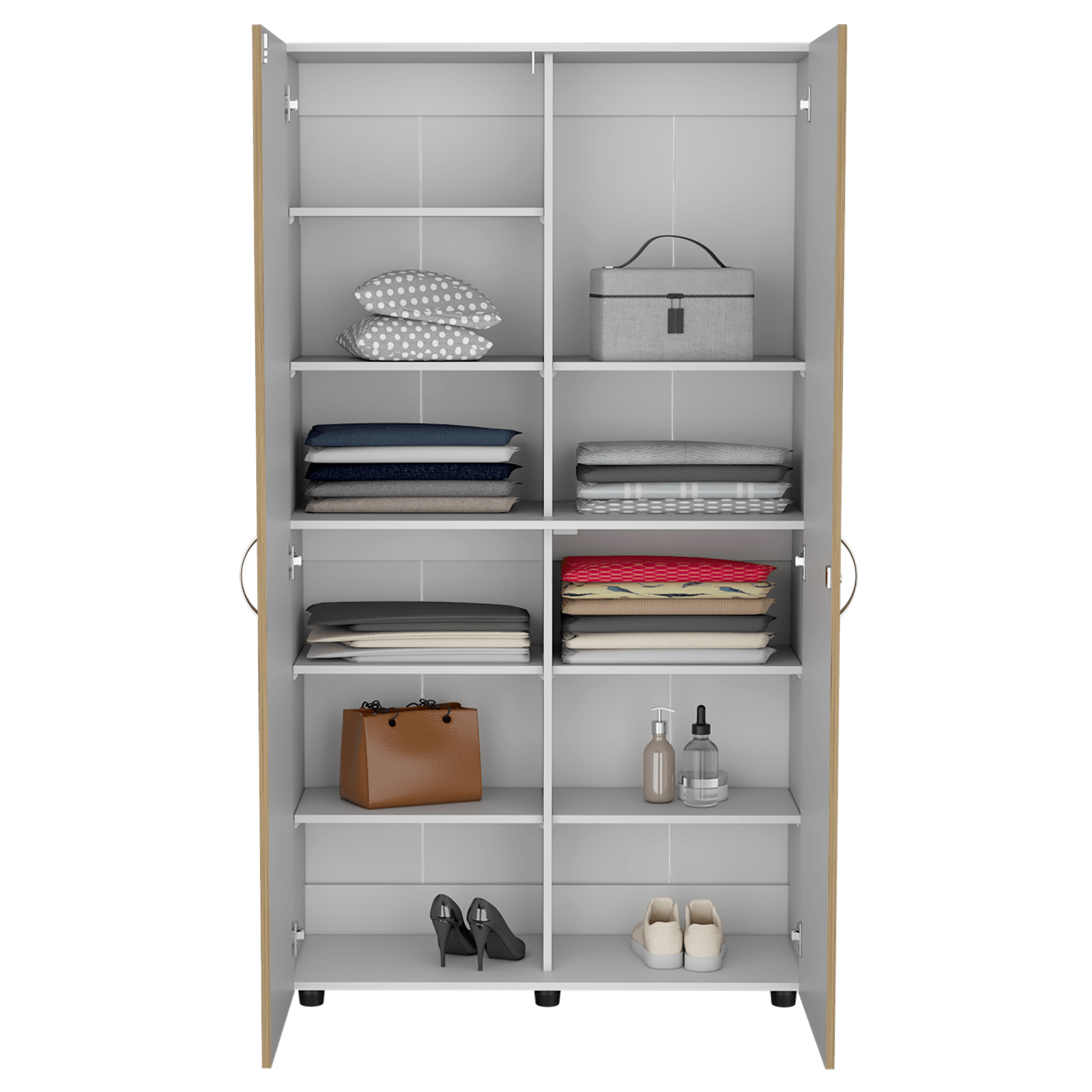 Closet Dopio 180X100X40 Rta Blanco Macadamia