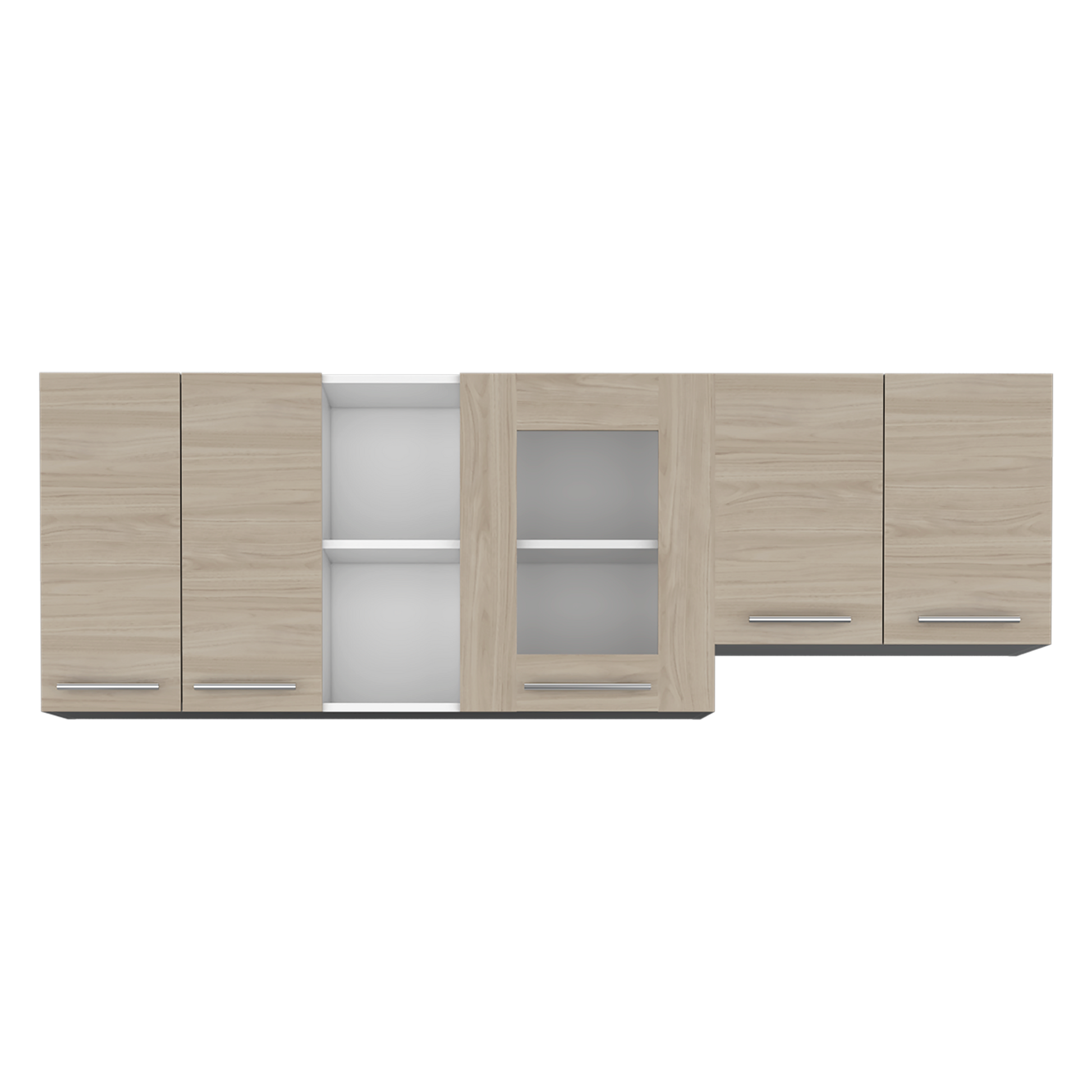 Mueble Superior Cocina Kira Rta Blanco + Nacar