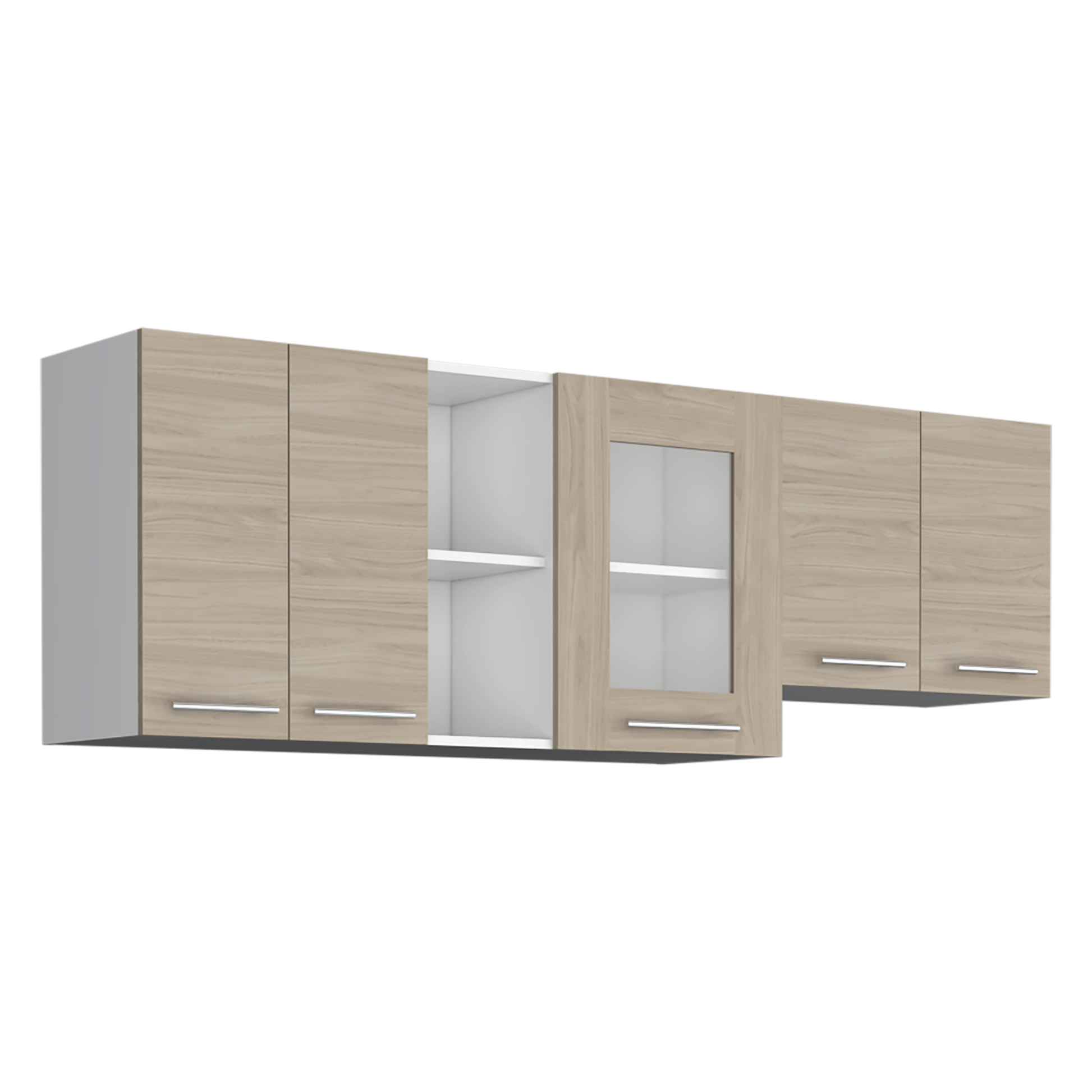 Mueble Superior Cocina Kira Rta Blanco + Nacar