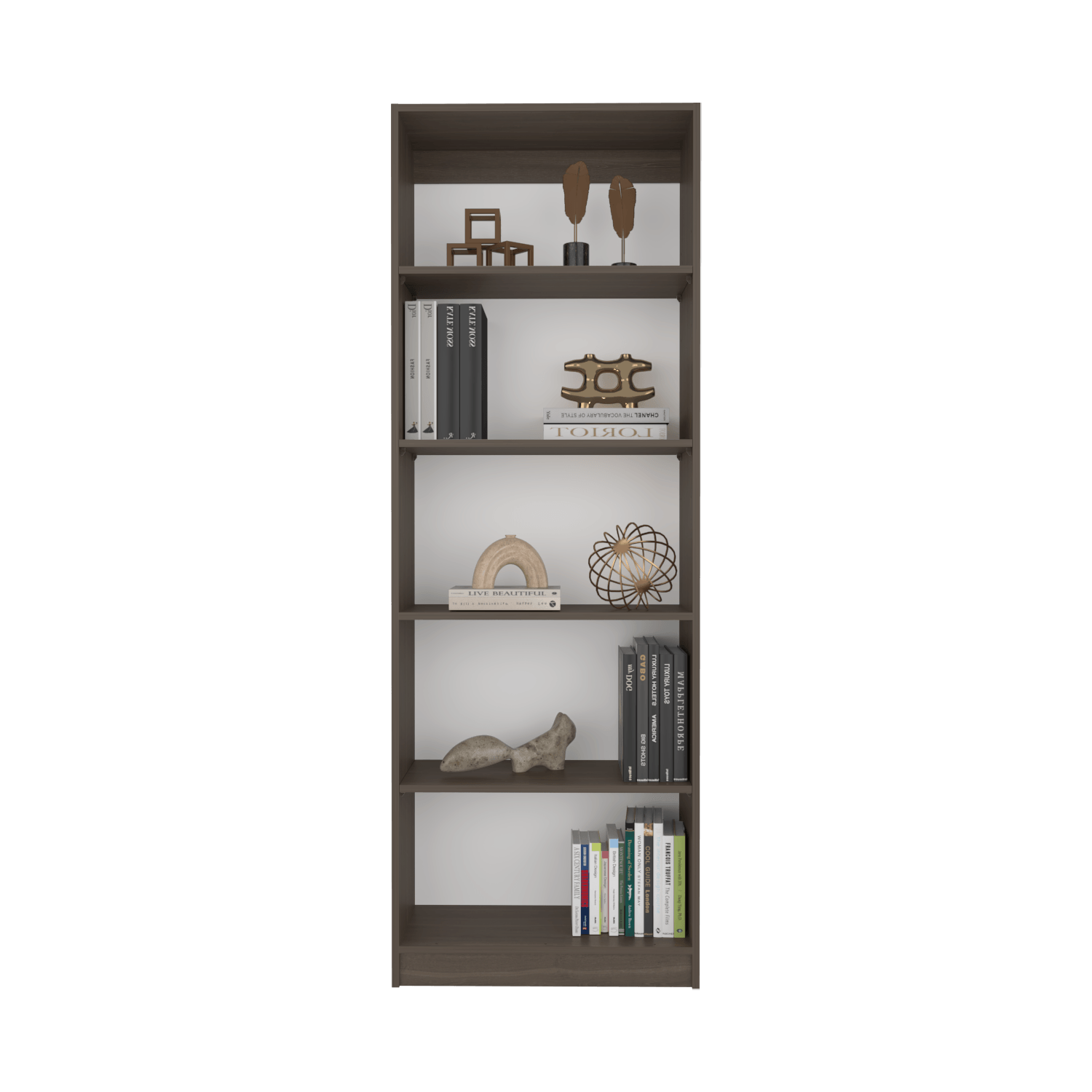 Estante Home E3 5 Espacios 180X62X29 Rta Milan Blanco