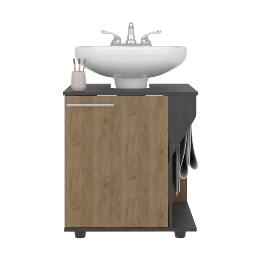 Mueble Lavamanos De Pedestal Phillips 62X56X41 Rta Wengue Fresno Zf