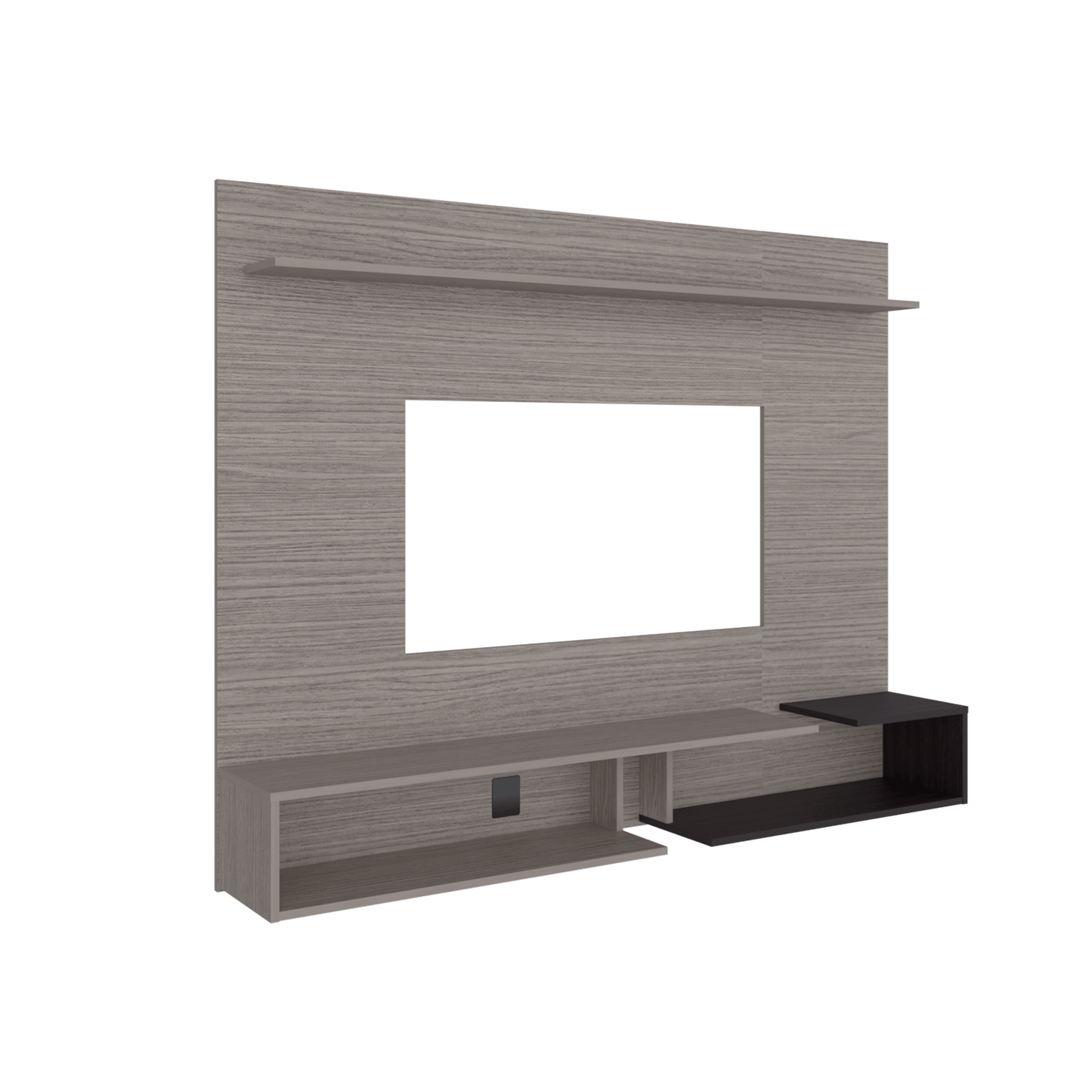 Panel De Tv 65" Desa 128X164X28 Rta Positano Wengue Zf