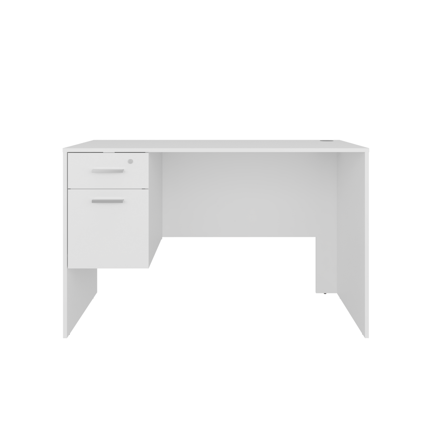 Escritorio Mellier 75X120X60 Rta Blanco Zf