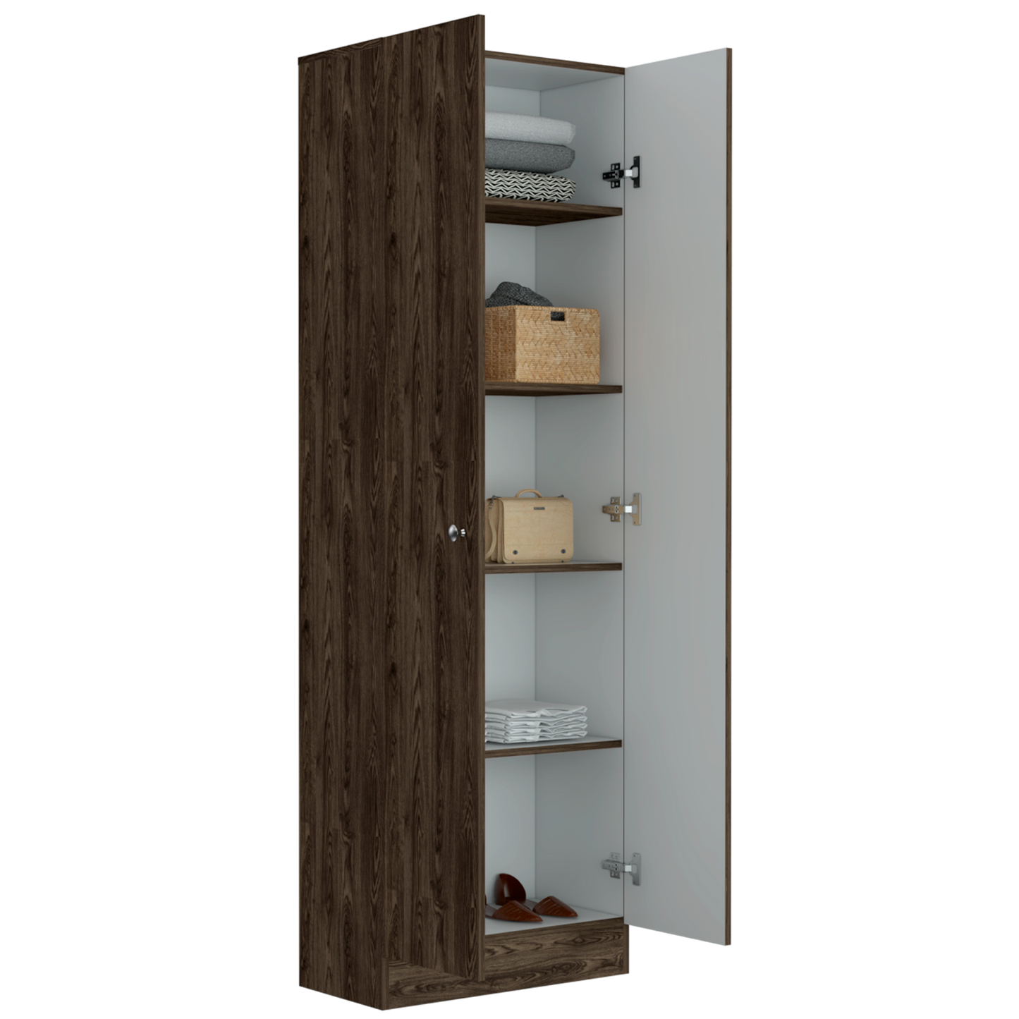 Closet 2 Puertas Home Multiusos Rta Milan + Blanco