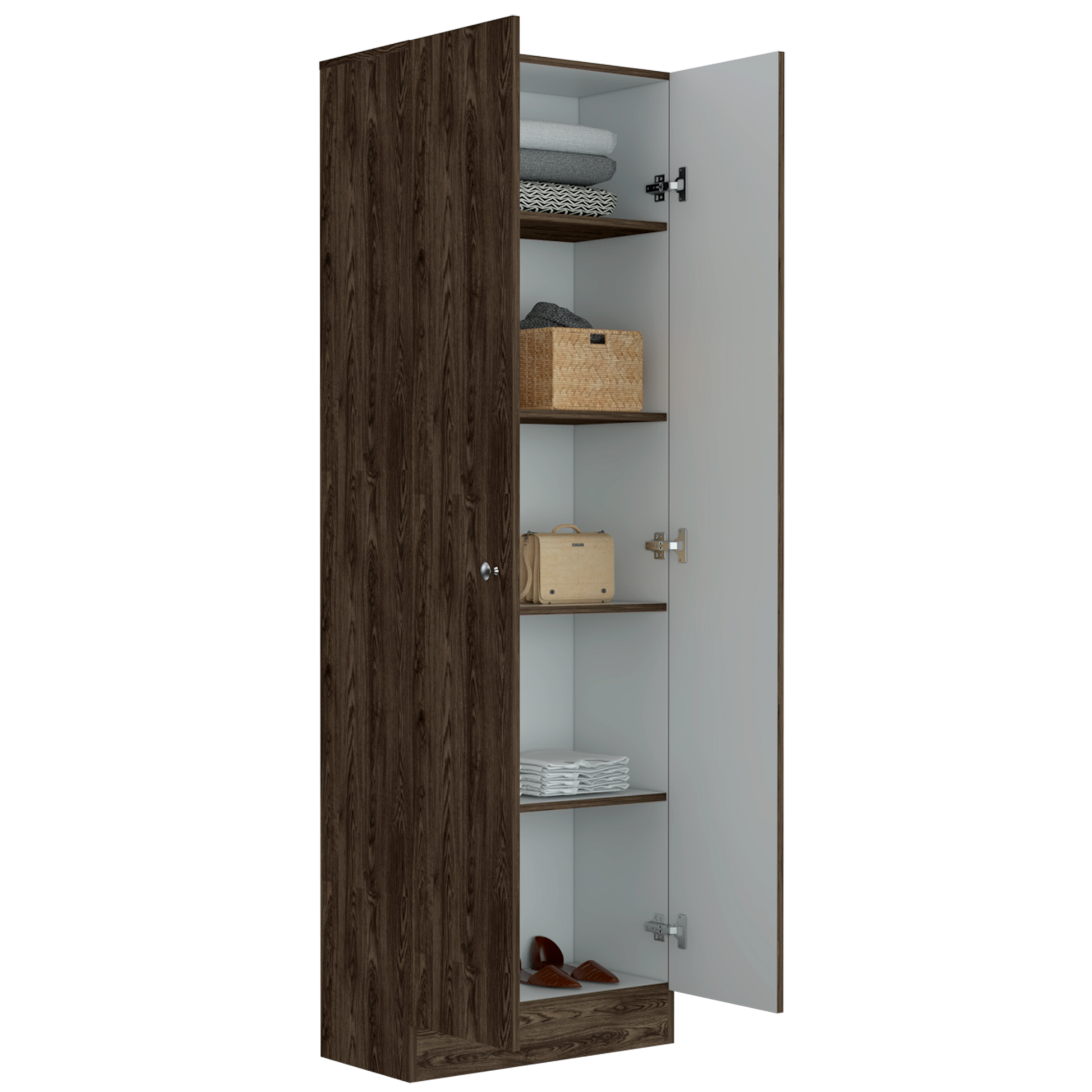 Closet 2 Puertas Home Multiusos Rta Milan + Blanco