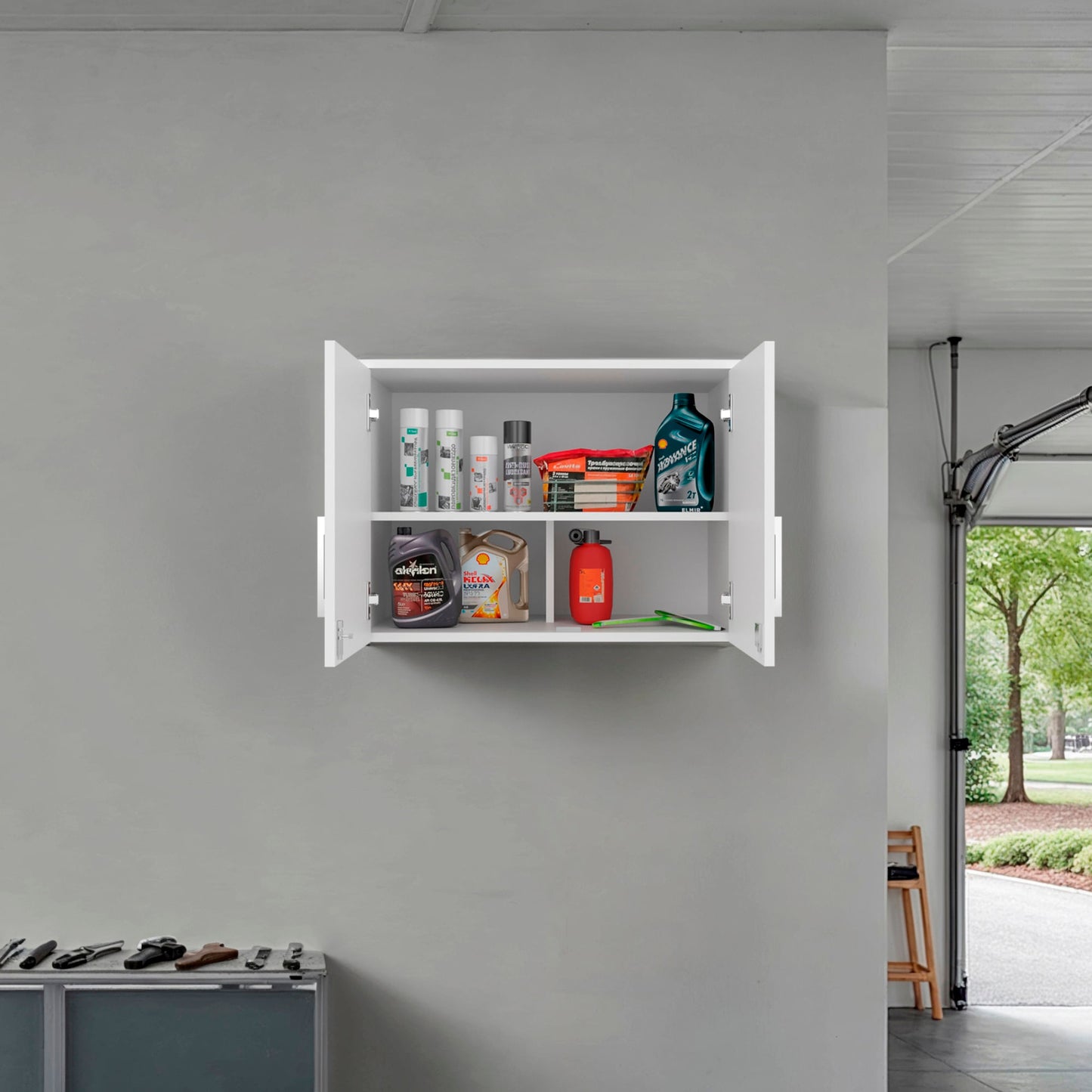 Gabinete De Pared 50X70X40 Rta Blanco Zf