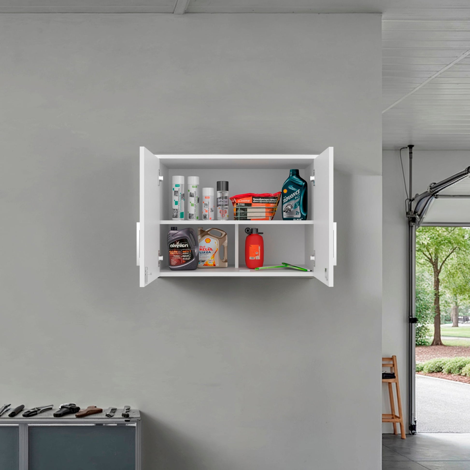 Gabinete De Pared 50X70X40 Rta Blanco Zf