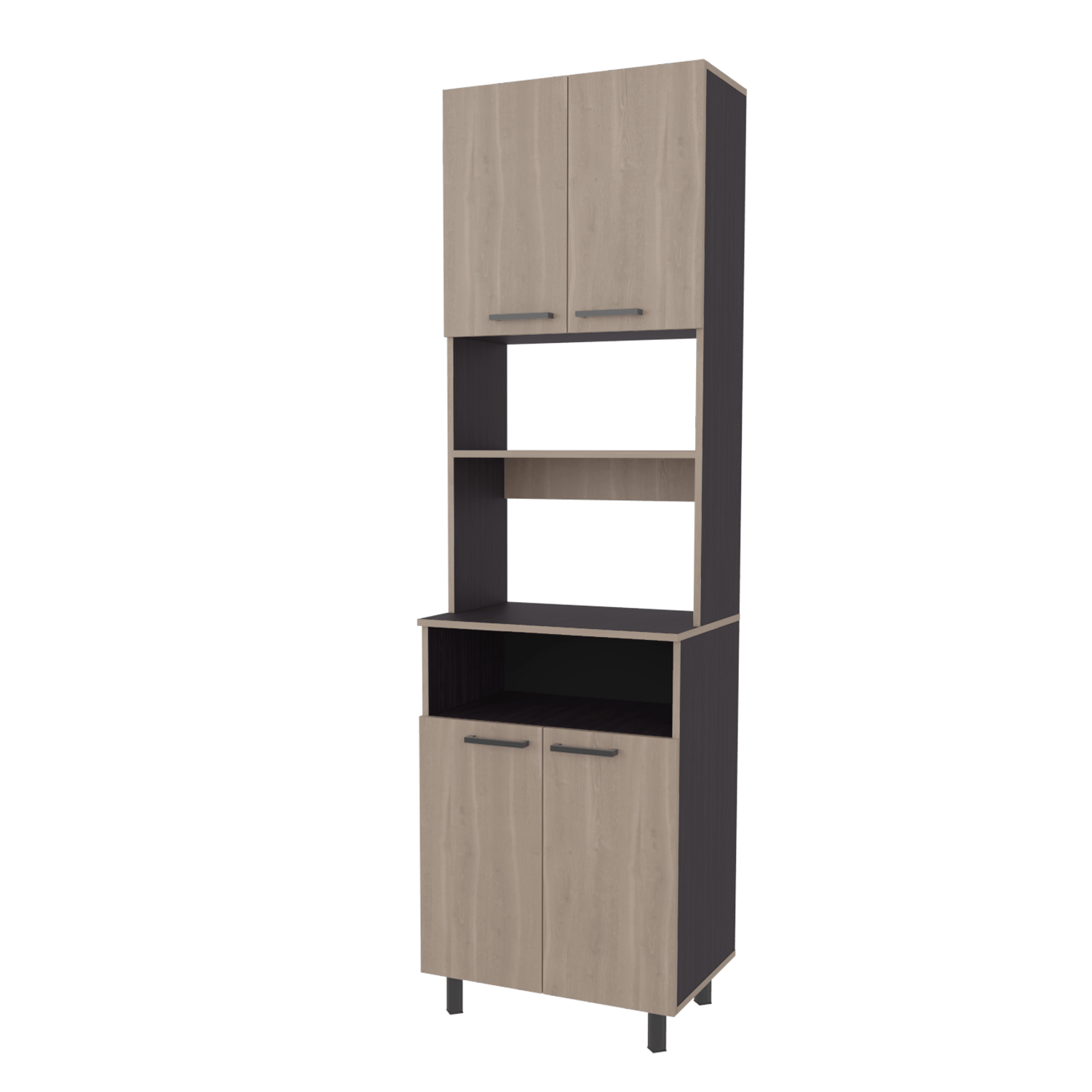 Mueble Alacena Otomo 204X60X41 Rta Wengue + Bardolino Zf