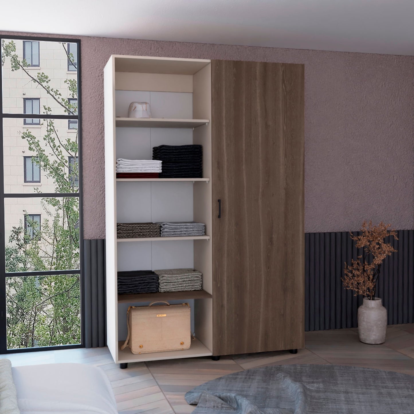 Closet Eco 184X120X46 Rta Capri Milan