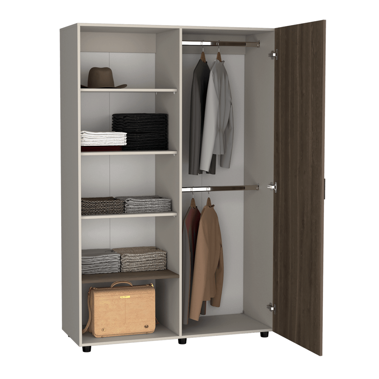 Closet Eco 184X120X46 Rta Capri Milan