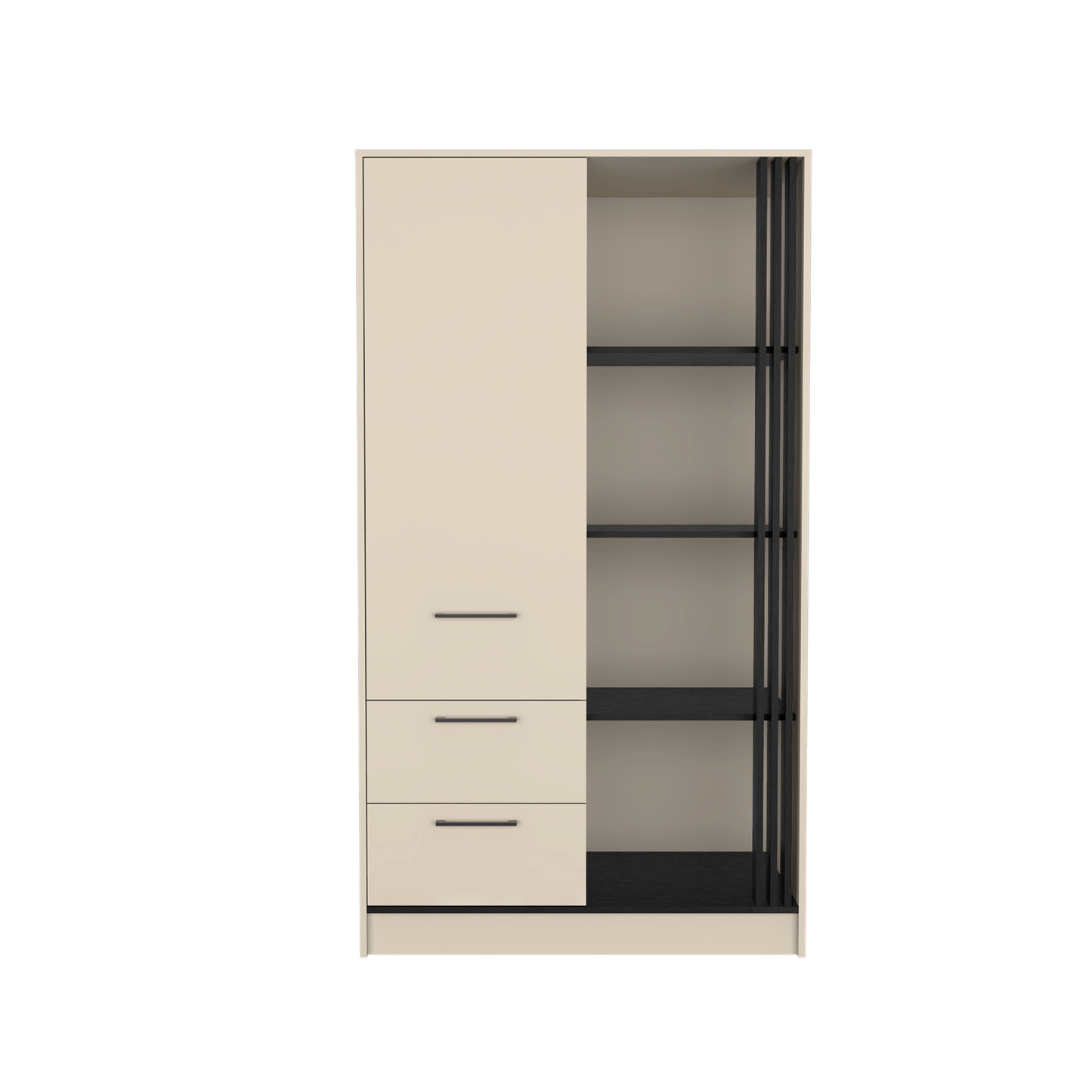 Closet Gantt 180X100X52 Rta Capri Wengue