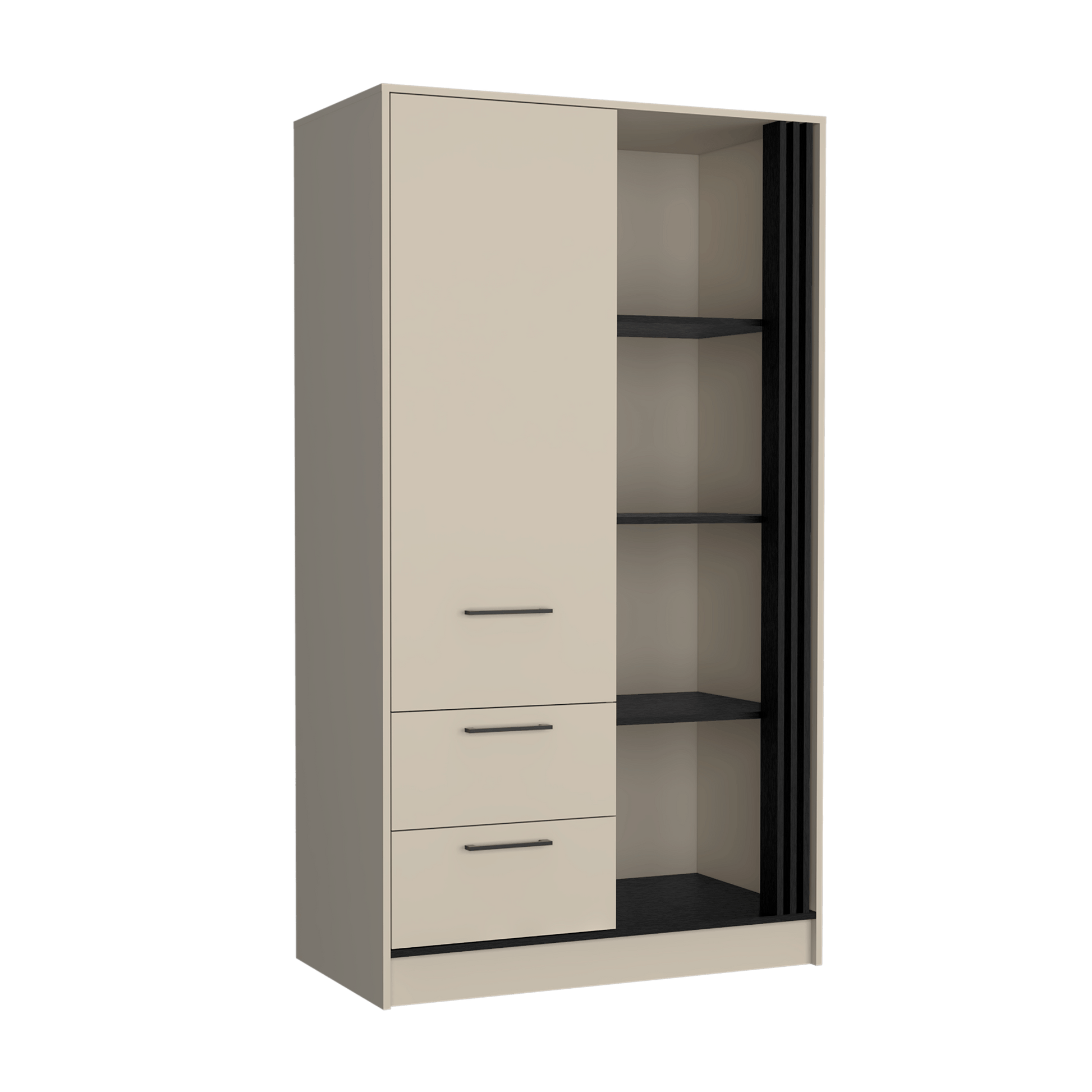 Closet Gantt 180X100X52 Rta Capri Wengue