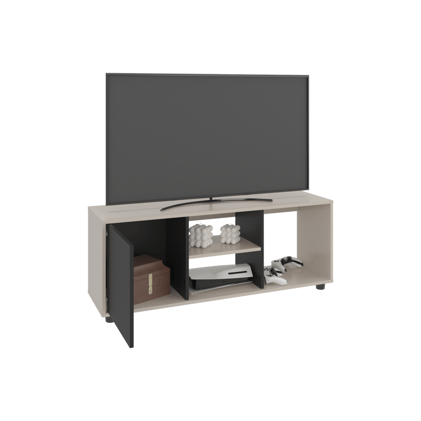 Rack De Tv Adel 46X120X34 Rta Capri Wengue Zf