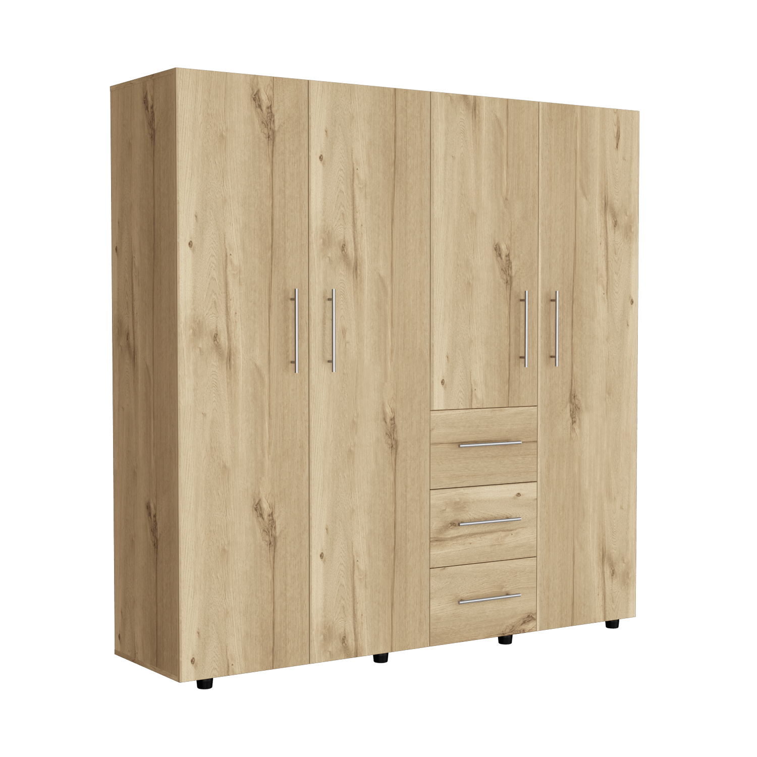 Closet Harlem Eco 184 X 181 X 50 Rta Duna + Blanco
