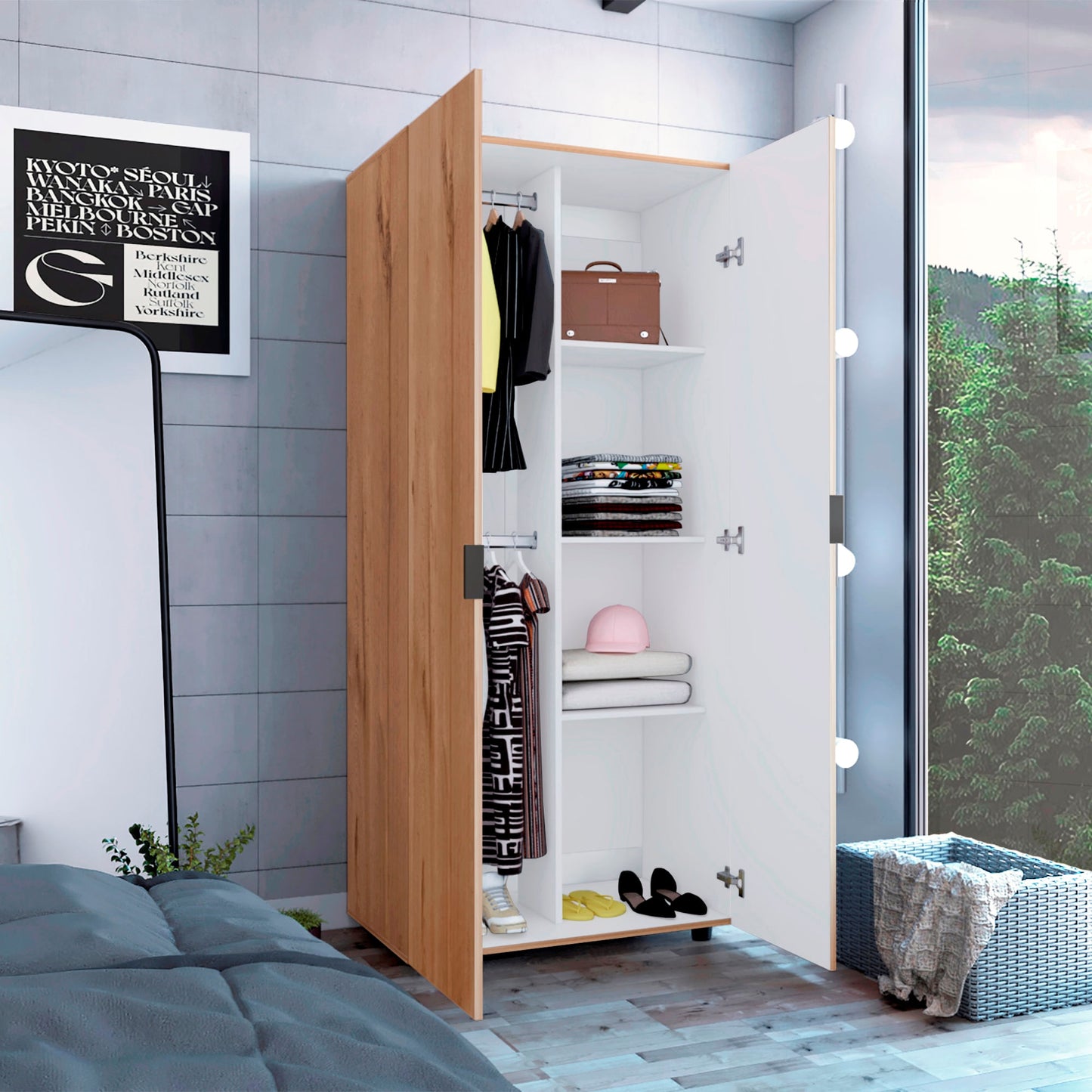 Closet Tera 180 X 80 X 48 Rta Duna Blanco