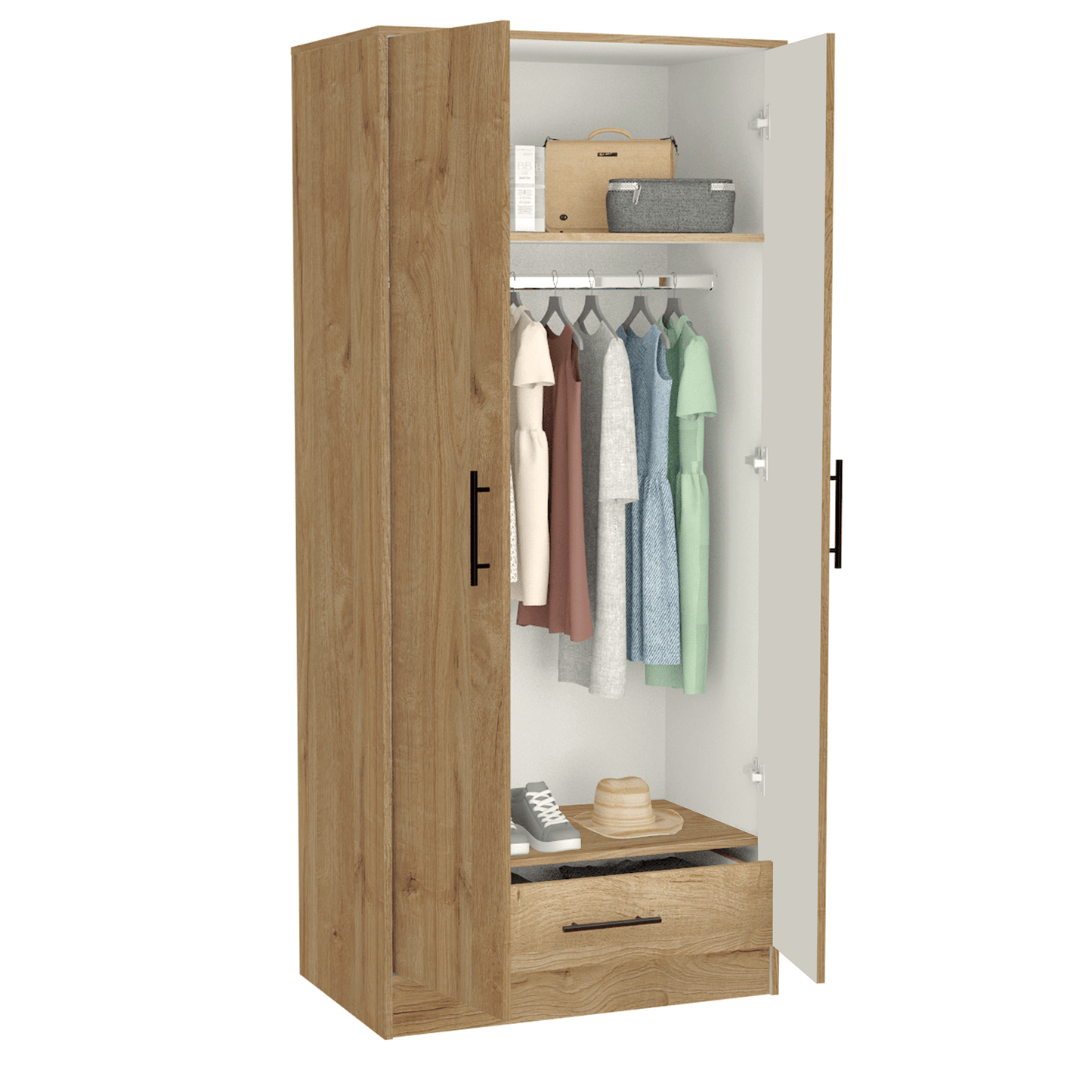 Closet 1.80 Amberry Duna Blanco