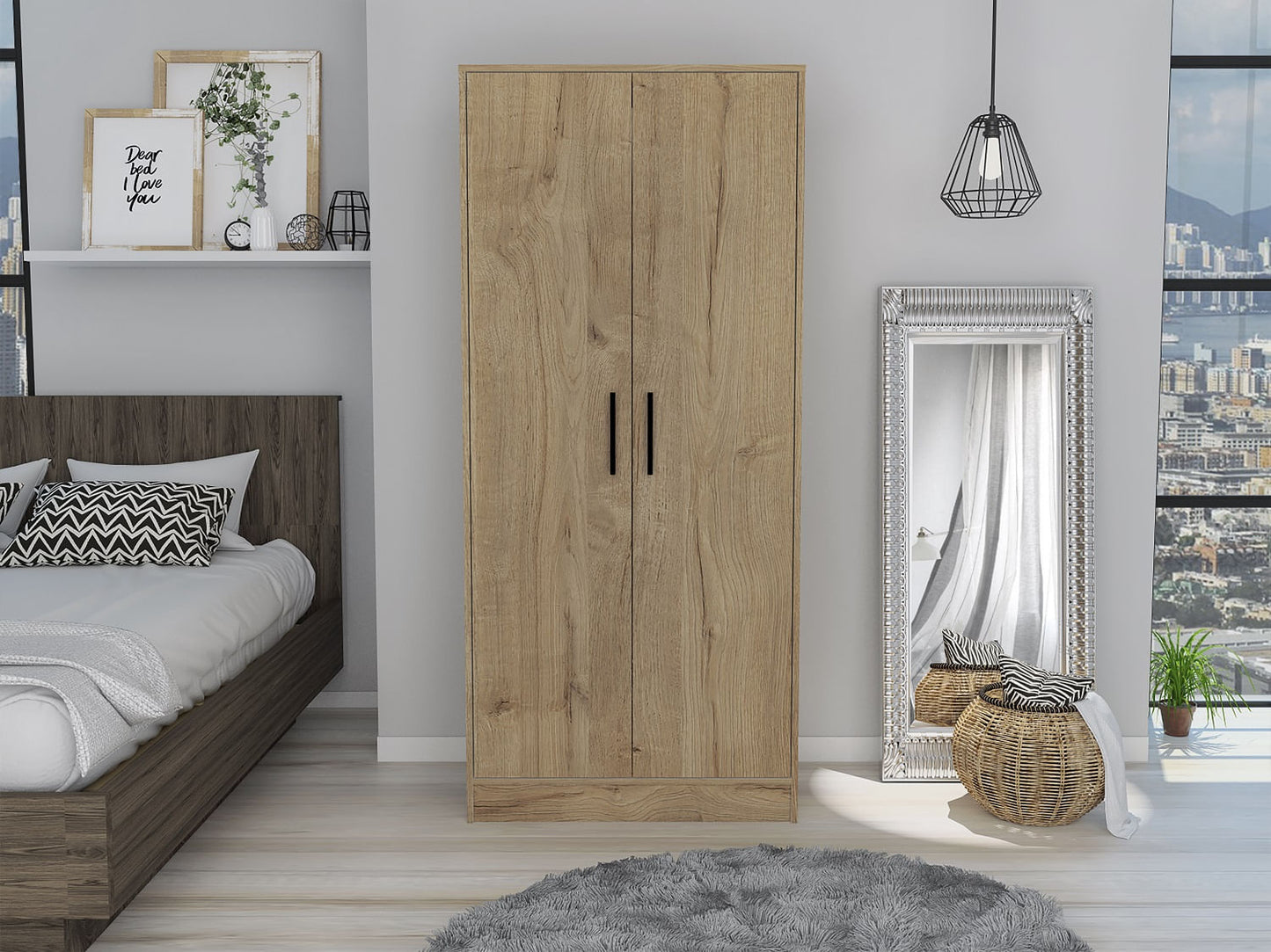 Closet 1.80 Amberry Duna Blanco