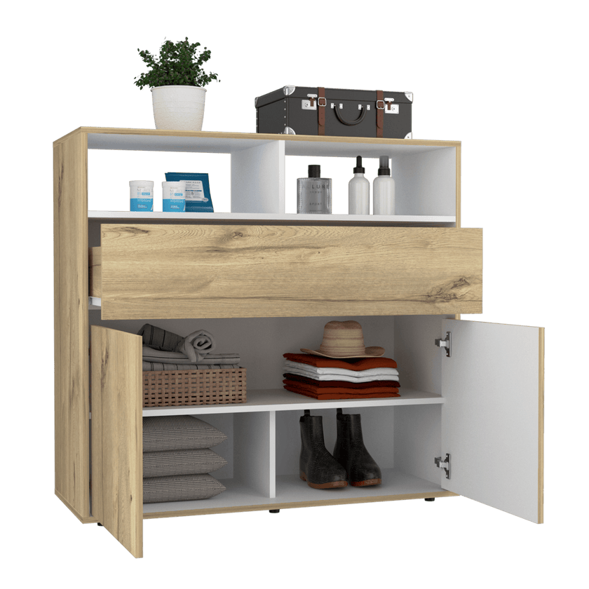 Comoda Sleep S96 X 100 1C 2P Rta Duna Blanco