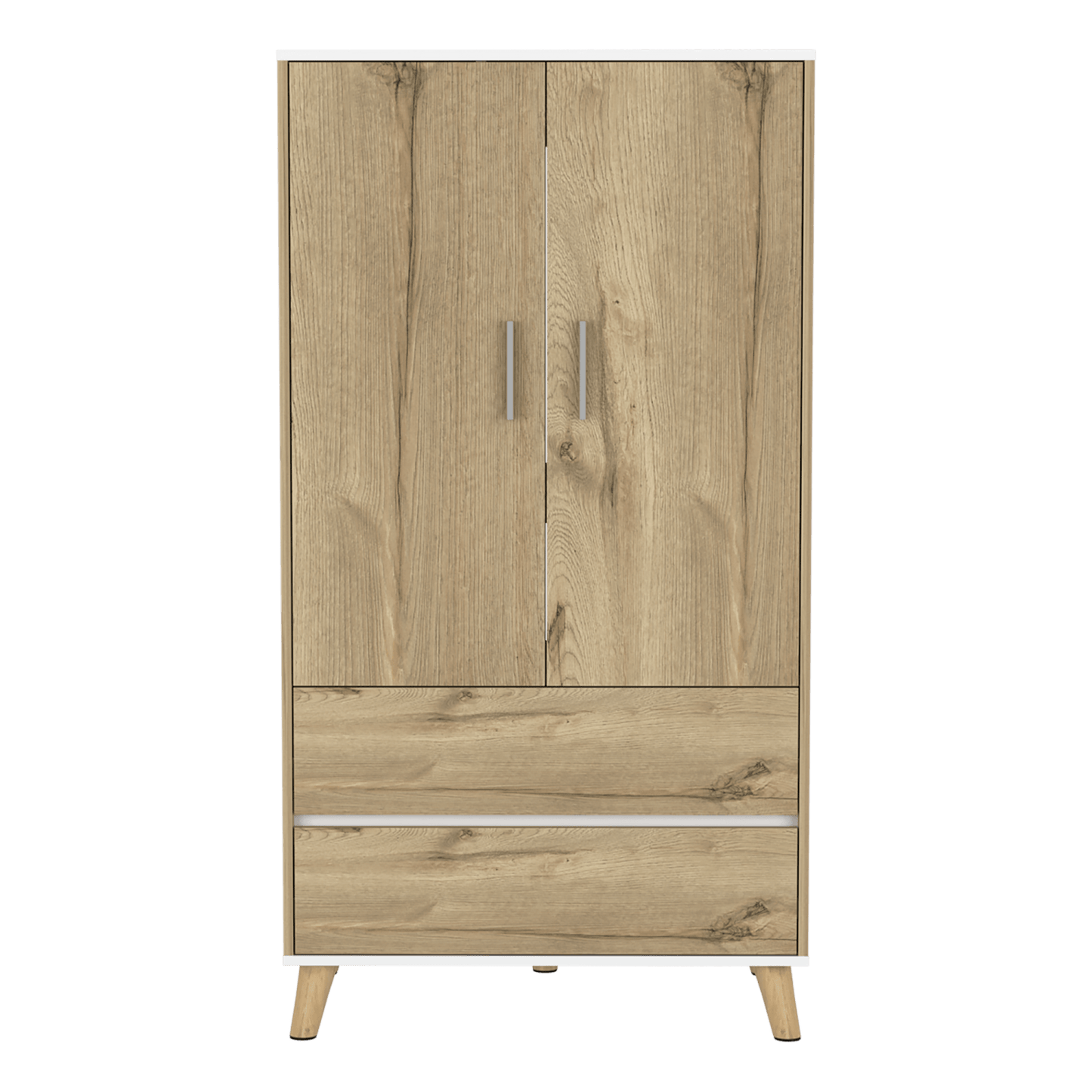 Closet Z 150 X 80 X 50 Bi Color Rta Blanco + Duna