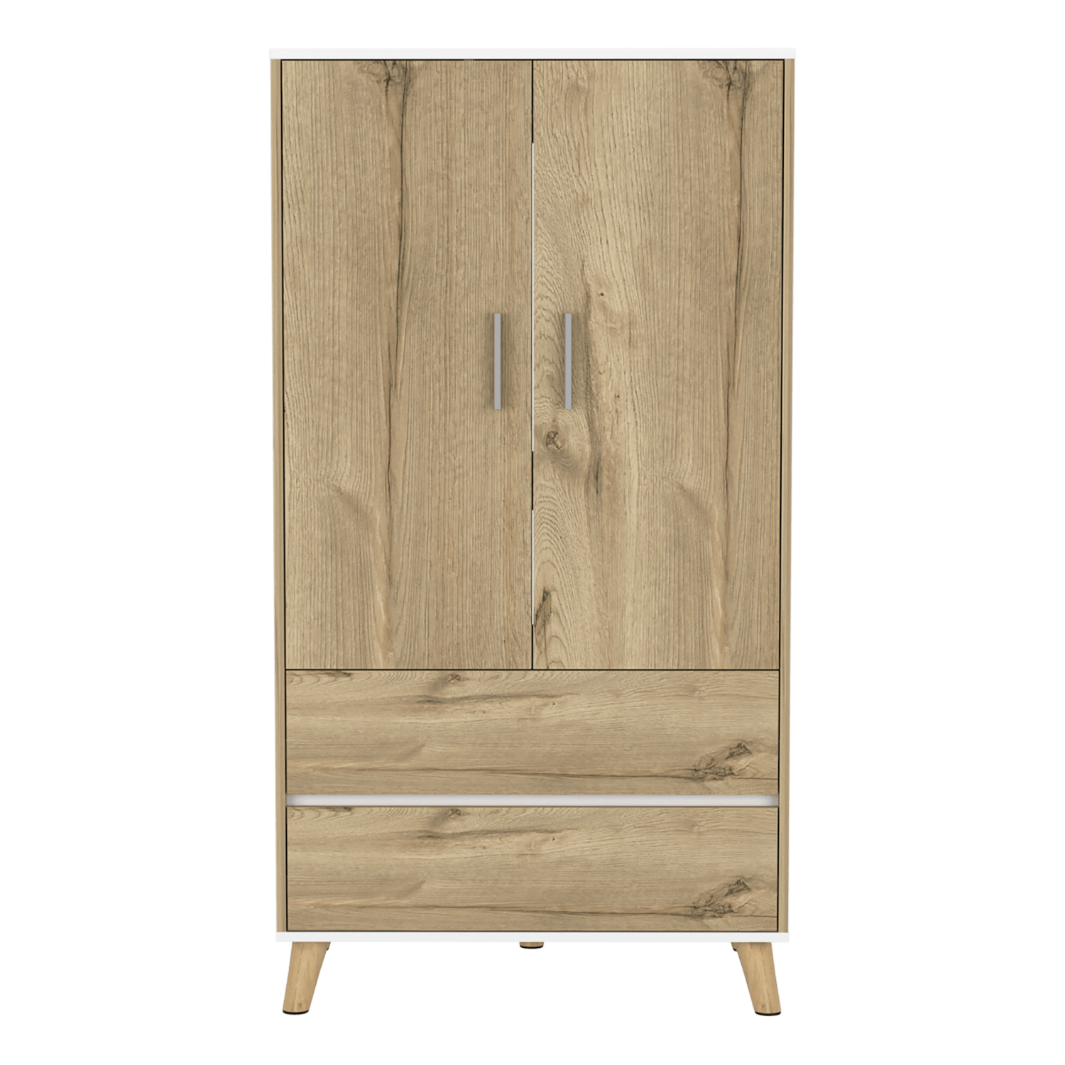 Closet Z 150 X 80 X 50 Bi Color Rta Blanco + Duna