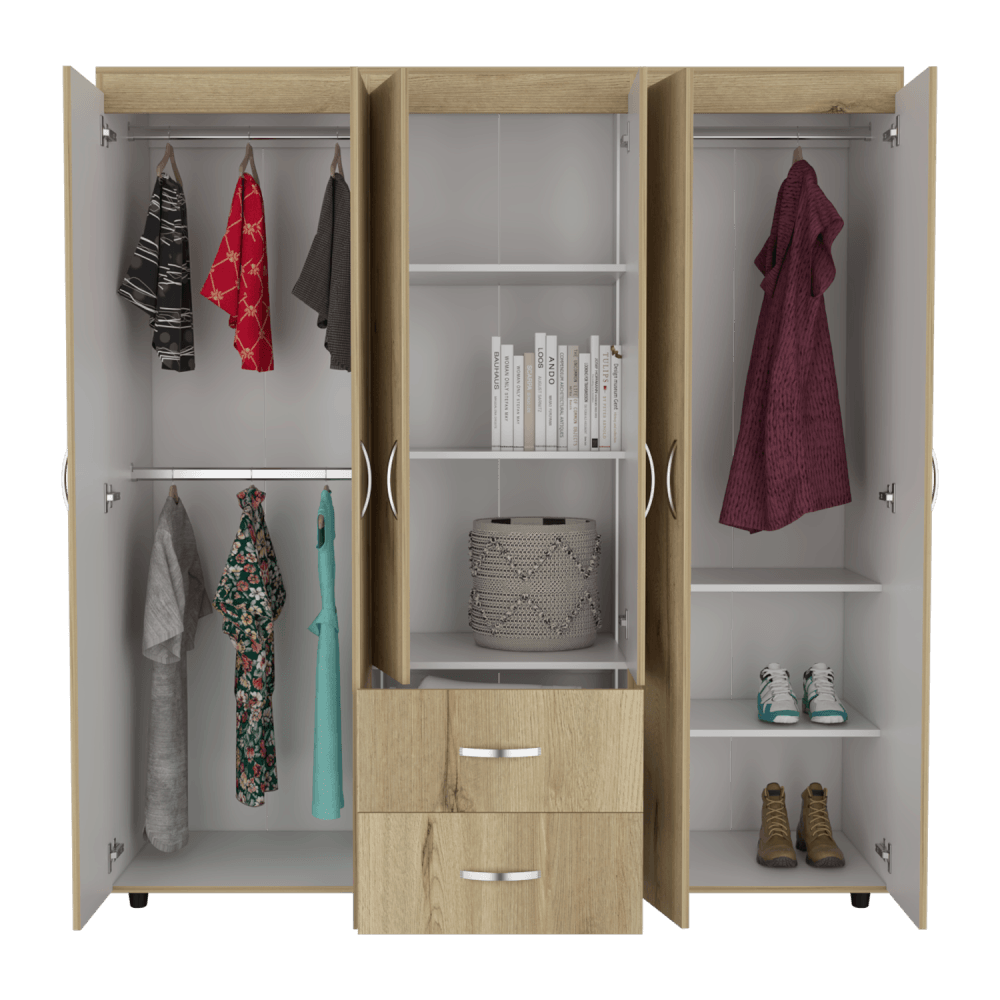 Closet Bariloche 180X170X50 Rta Duna Blanco