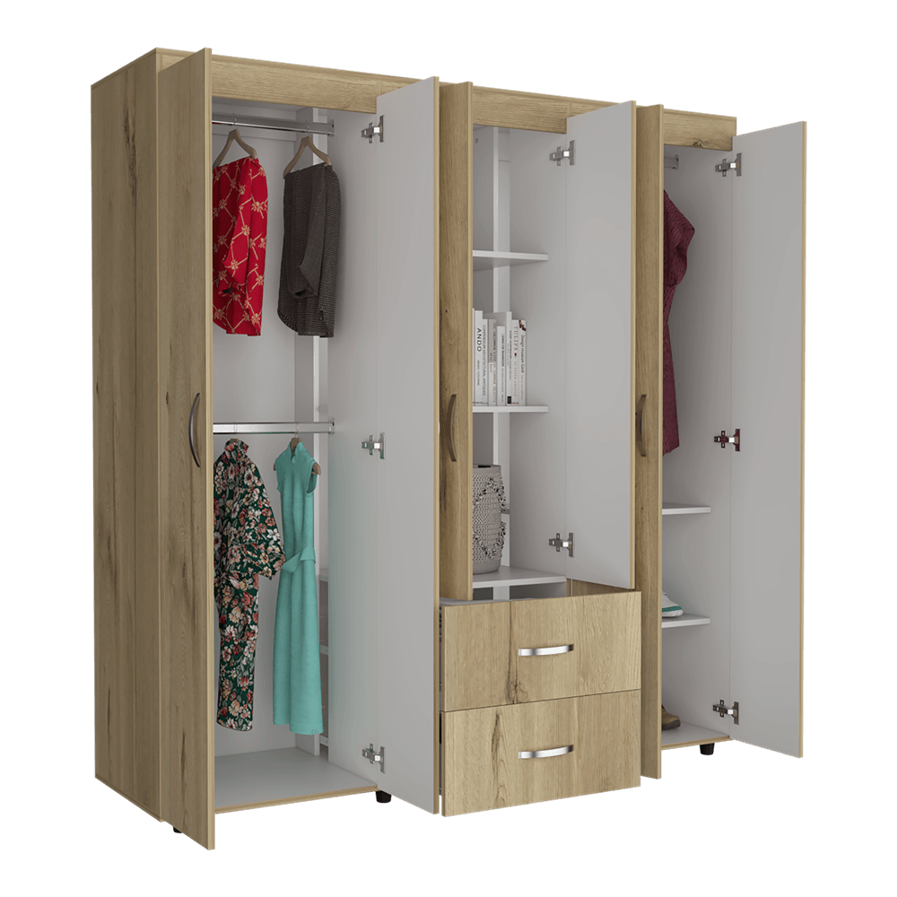 Closet Bariloche 180X170X50 Rta Duna Blanco