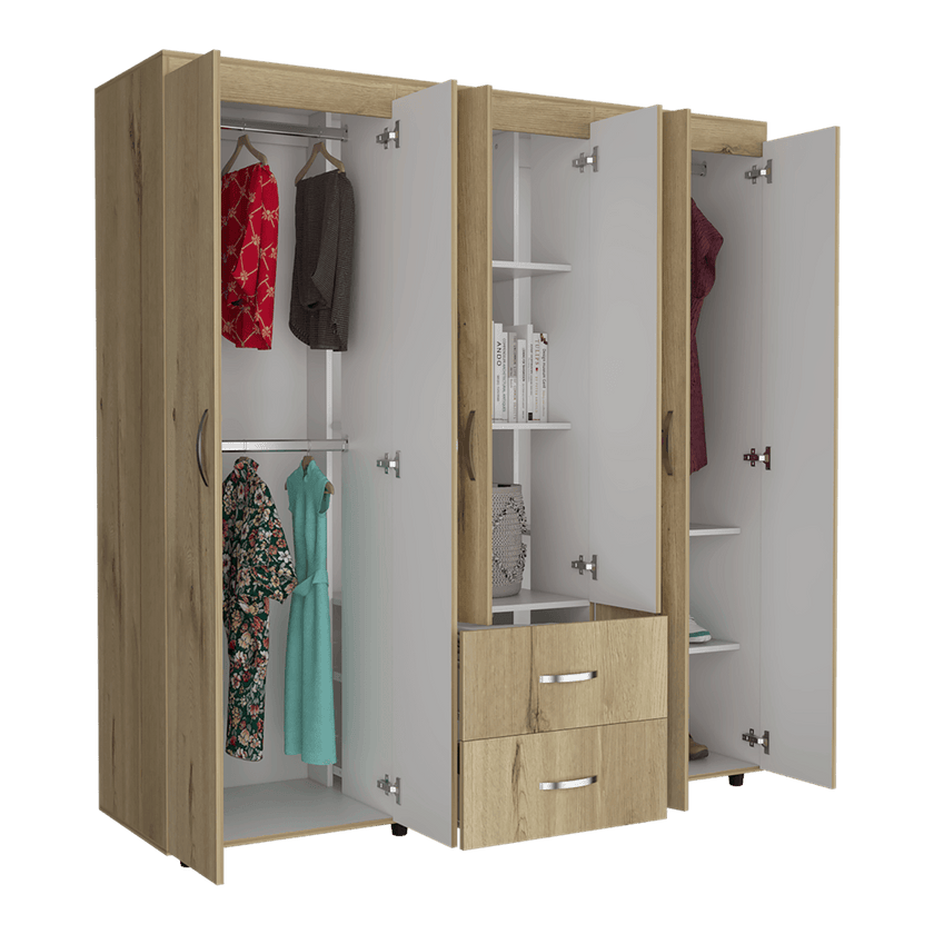 Closet Bariloche 180X170X50 Rta Duna Blanco