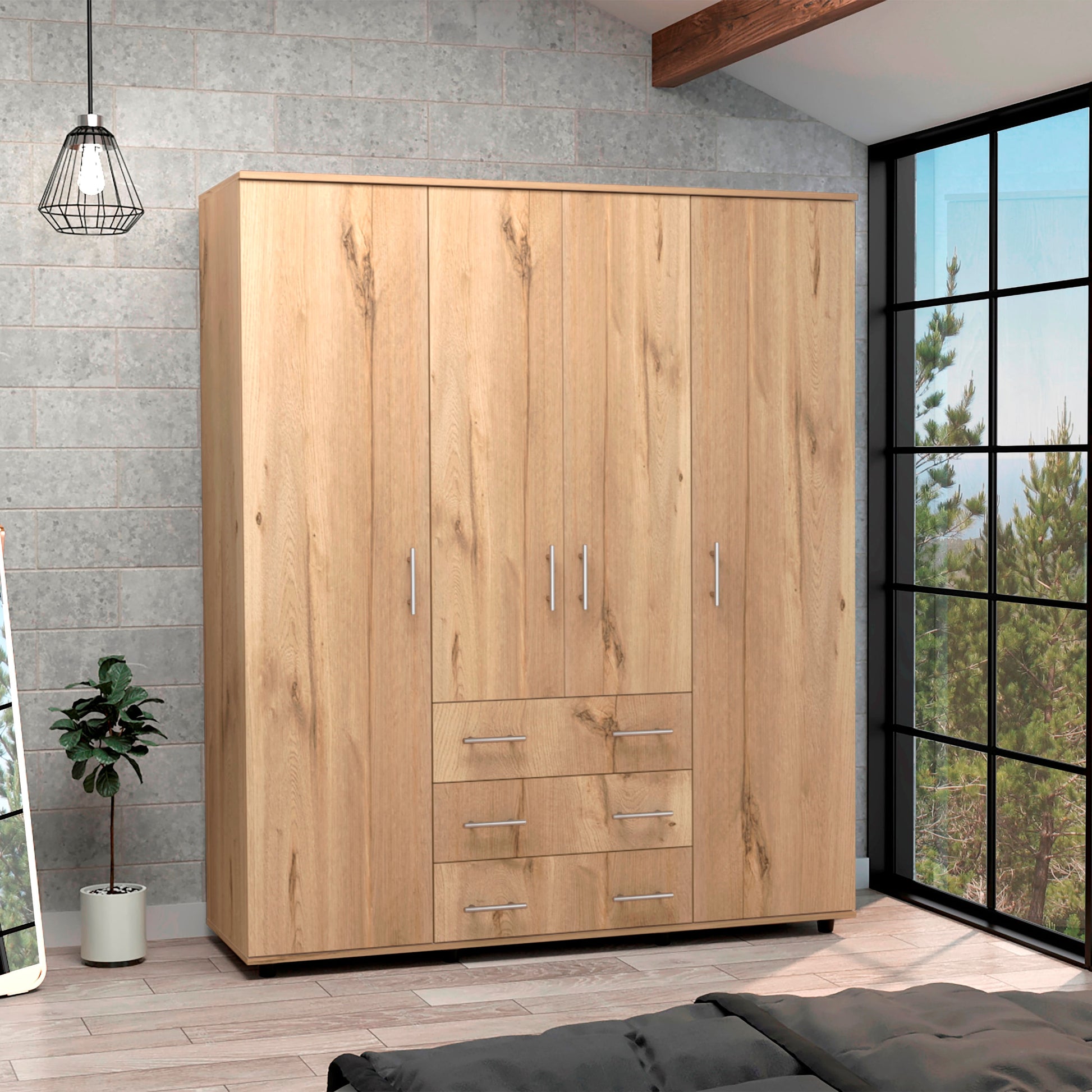 Closet Fontan 179 X 150 X 49 Rta Duna Blanco