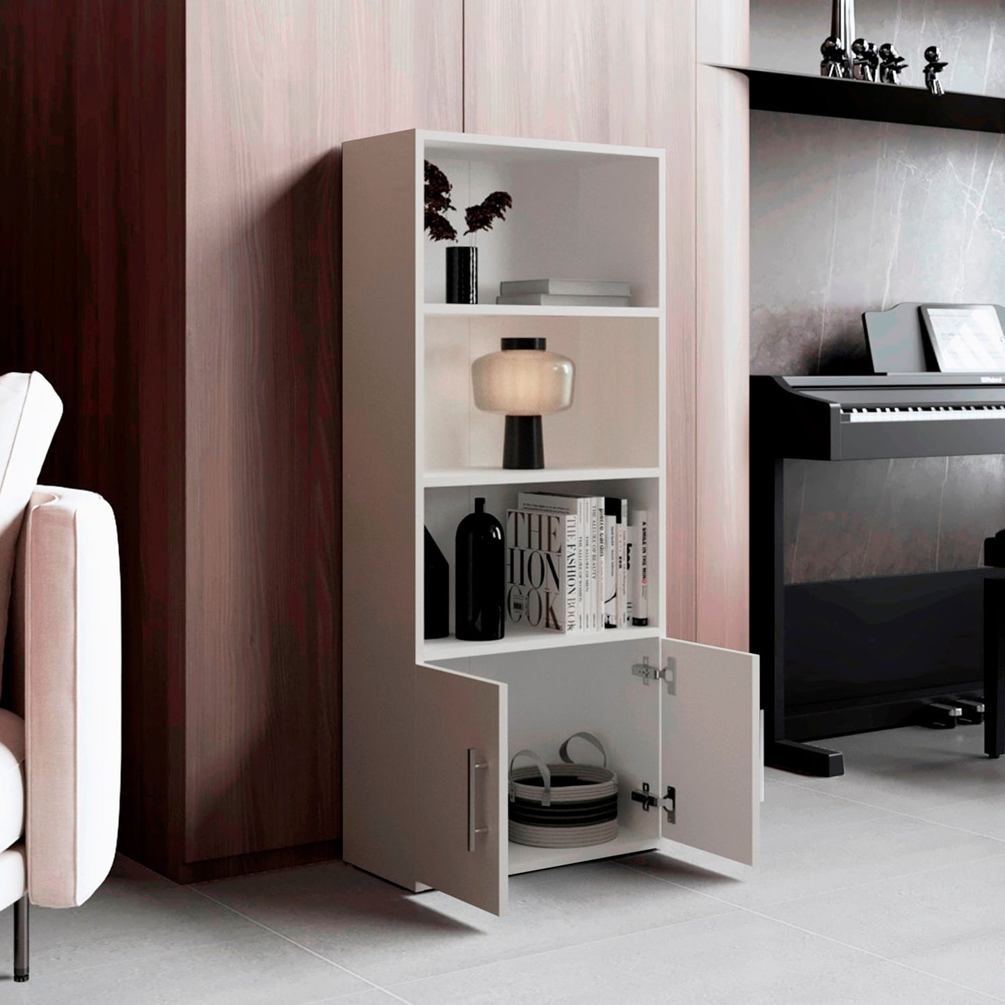 Biblioteca Joy Eco 120X50X23 Rta Blanco