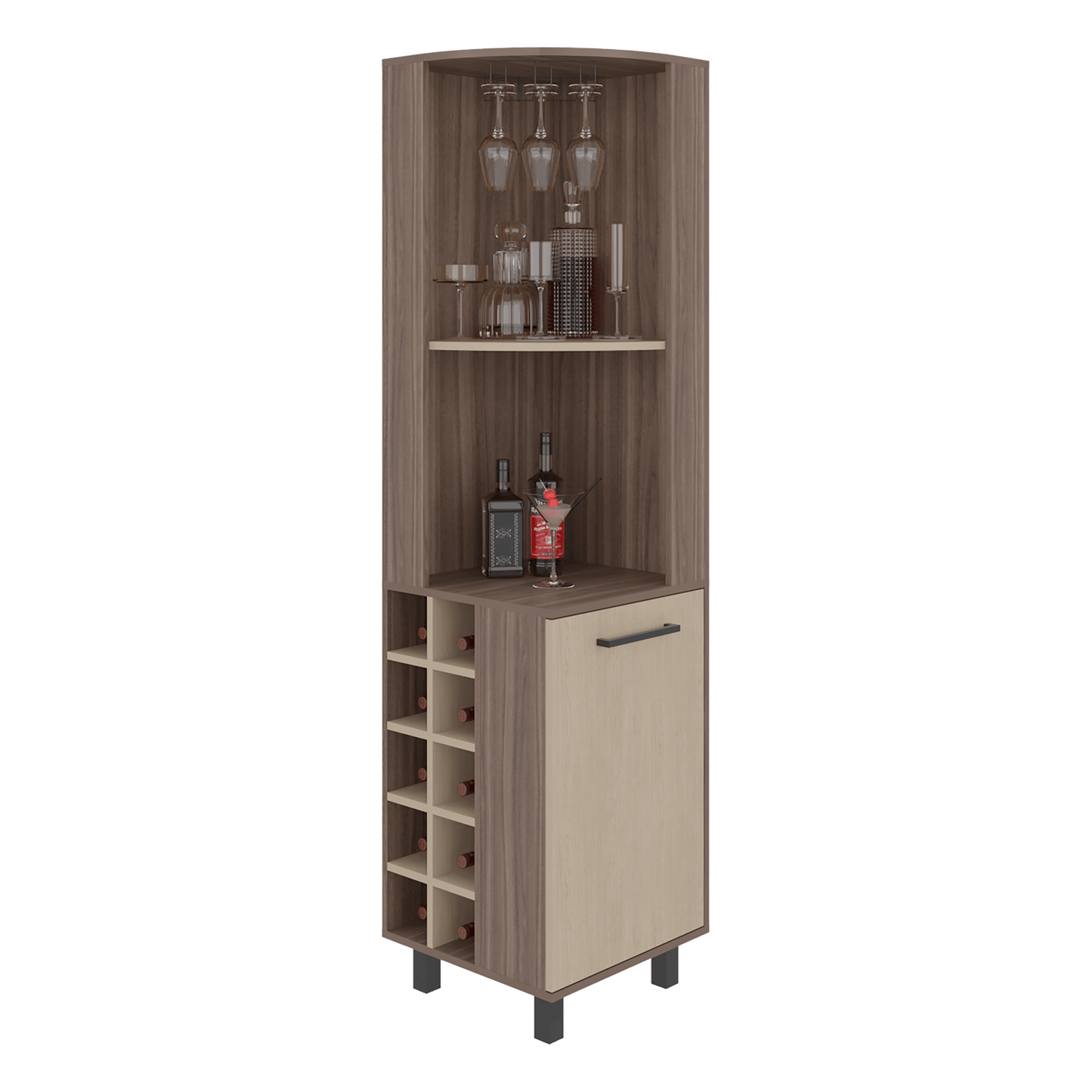 Bar Esquinero Kaia 180X45X45 Rta Avellana Cartagena Zf