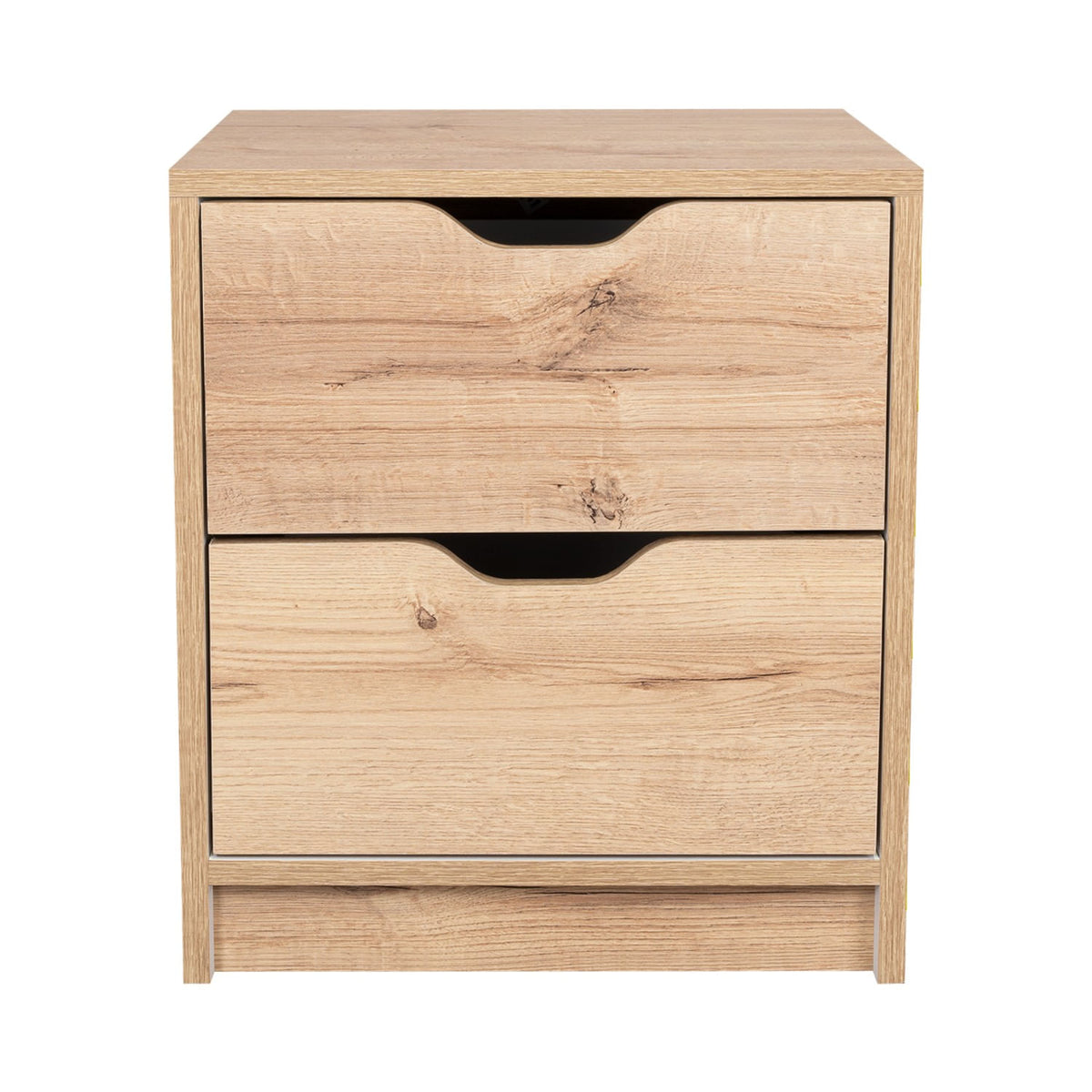 Mesa De Noche Basilea 48X41X36 Rta Duna Blanco