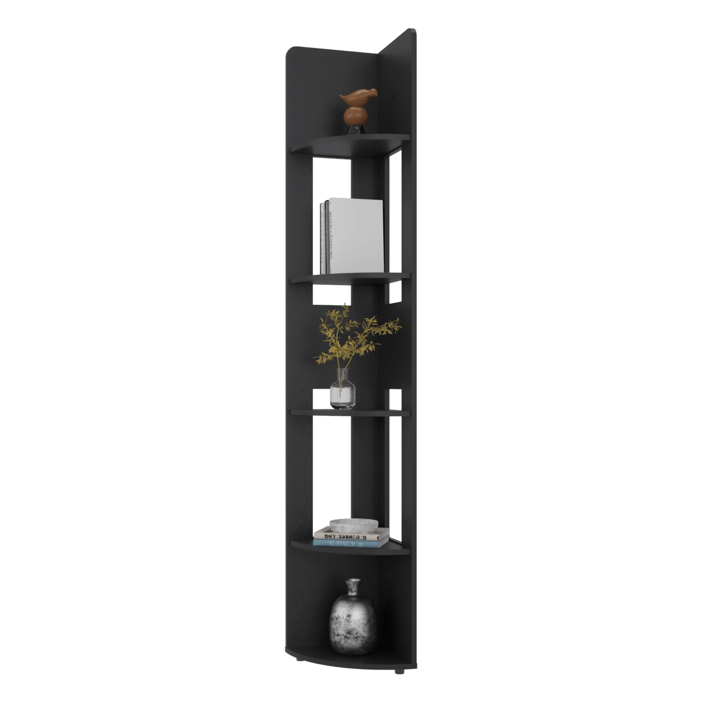 Estante Esquinero Home E7 180X30X30 Rta Wengue Zf