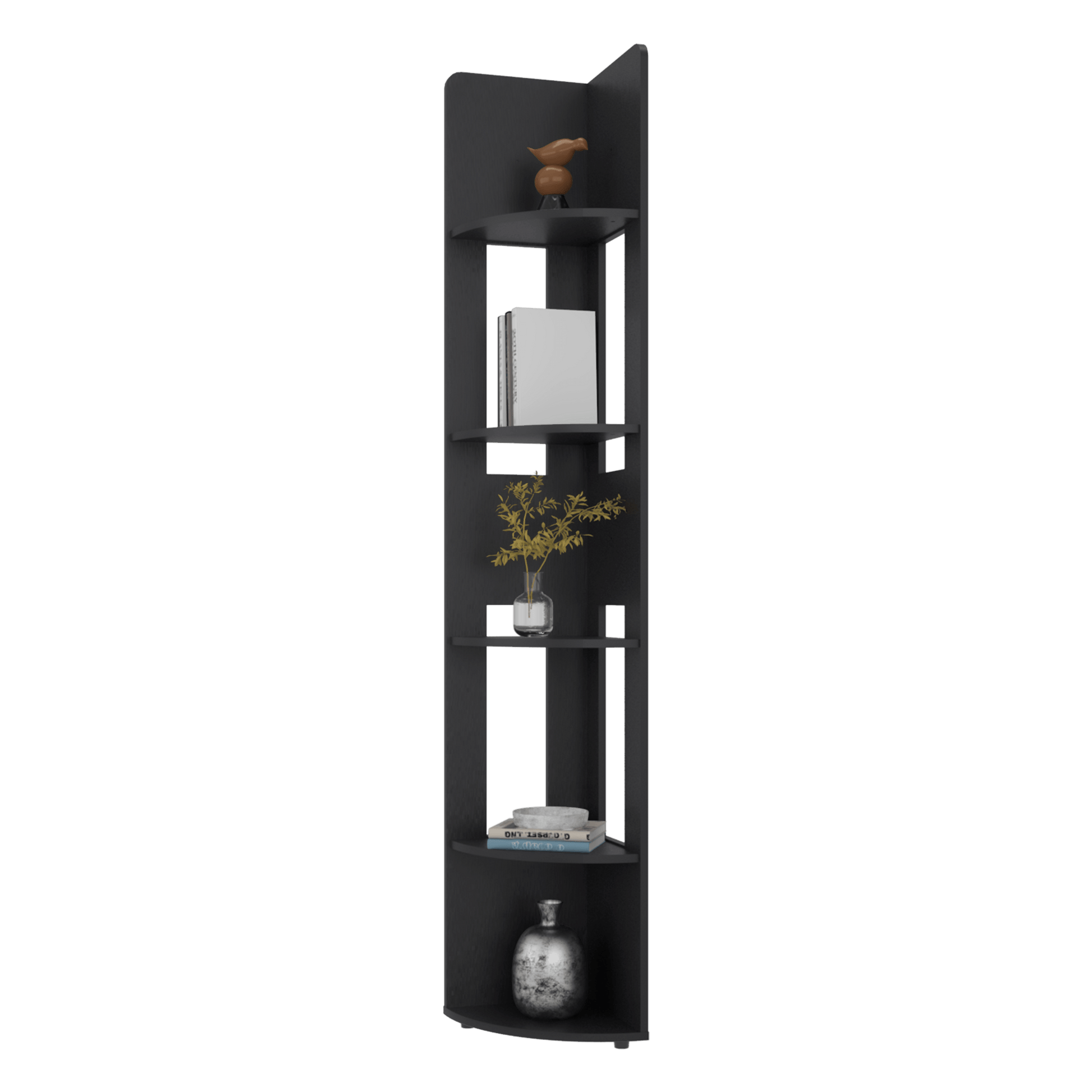 Estante Esquinero Home E7 180X30X30 Rta Wengue Zf