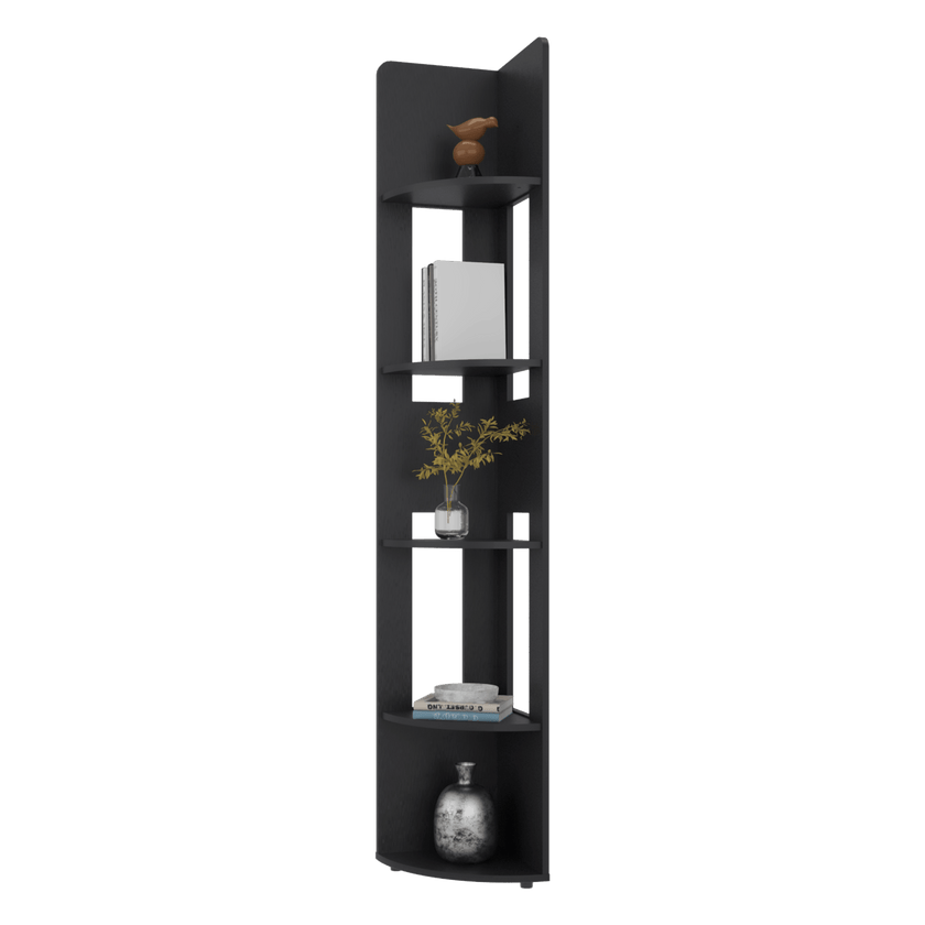 Estante Esquinero Home E7 180X30X30 Rta Wengue Zf