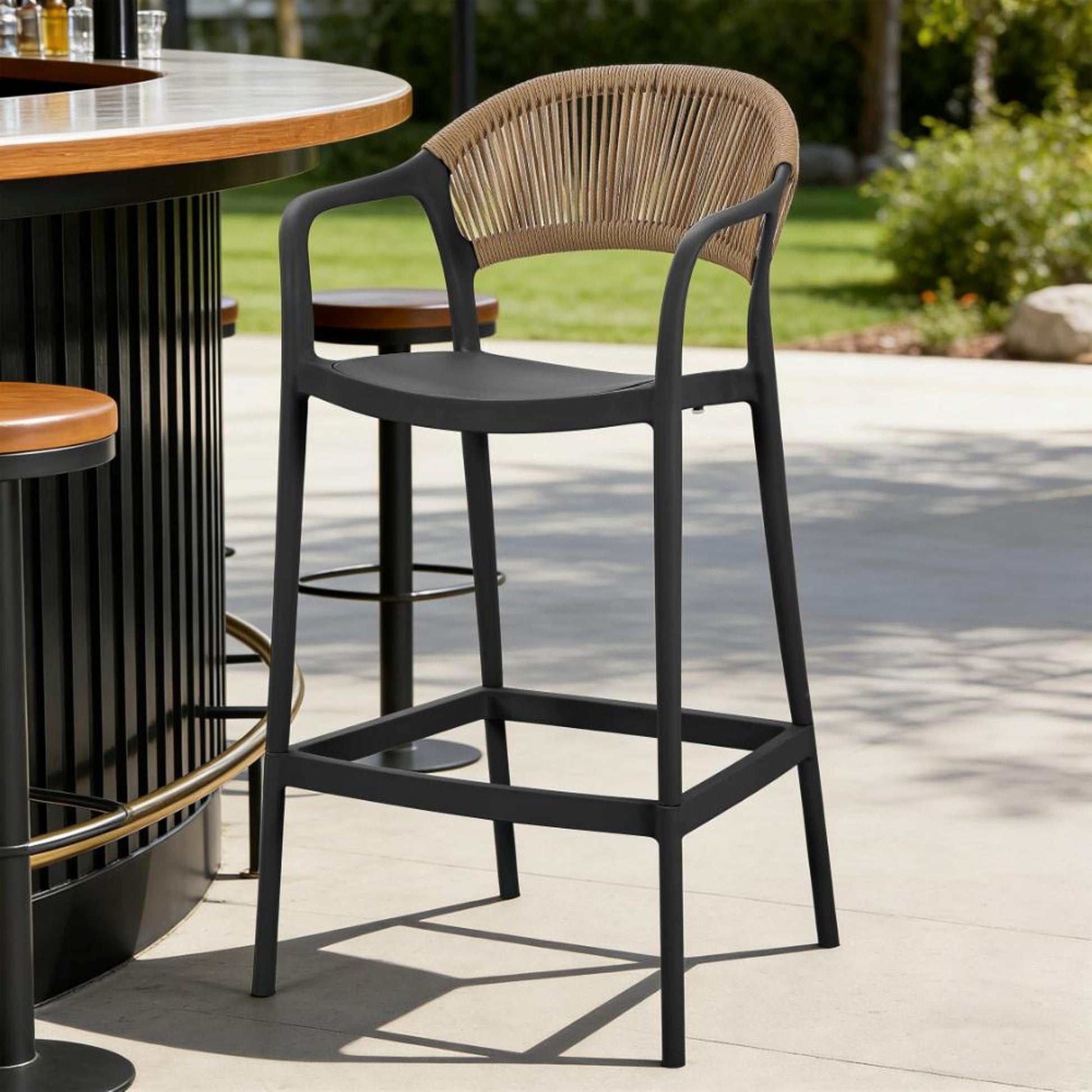 Silla Bar Bali 109X56X56 Rta Negro