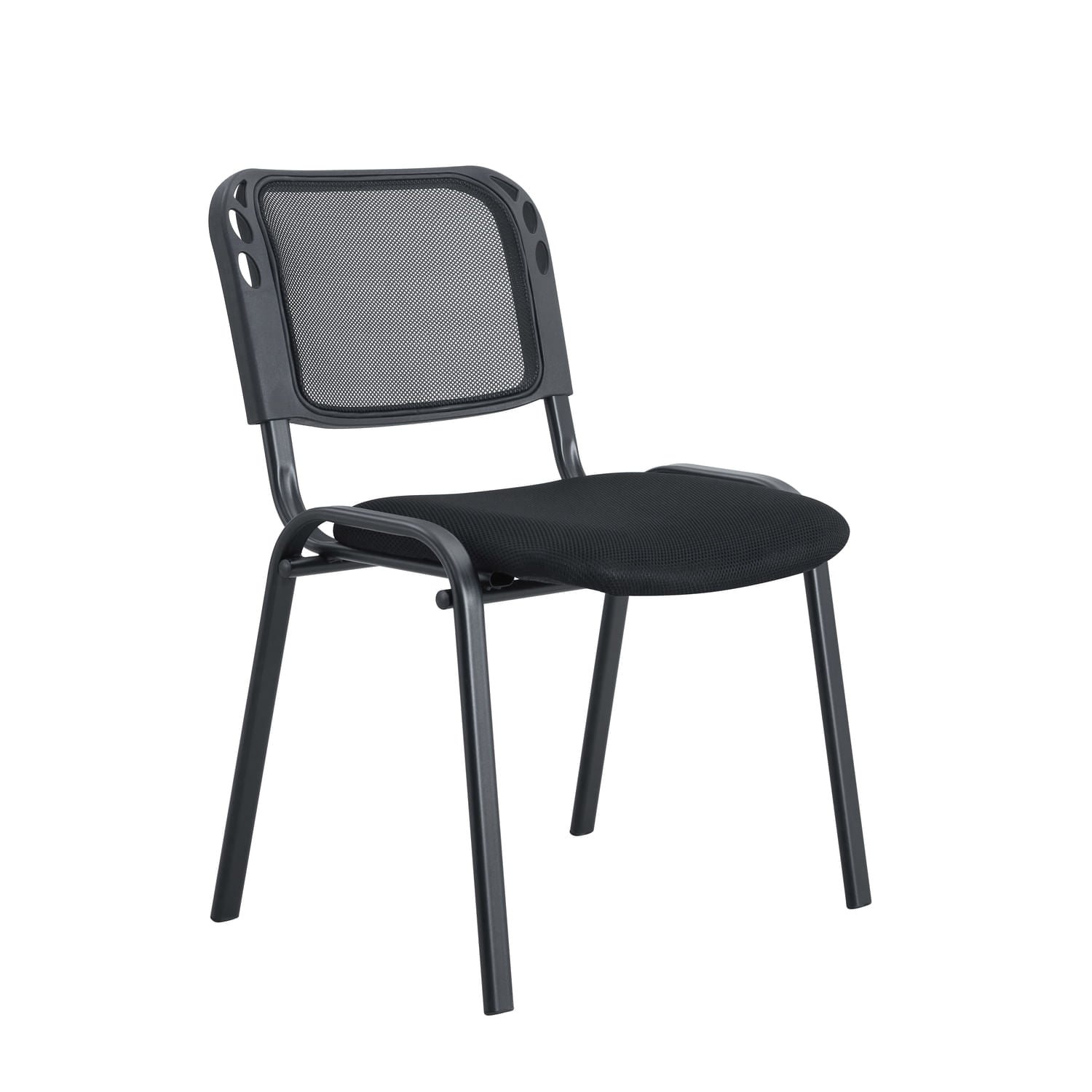 Set X5 Silla Interlocutura Malla Bm-1121 77X54X59 Rta Negro