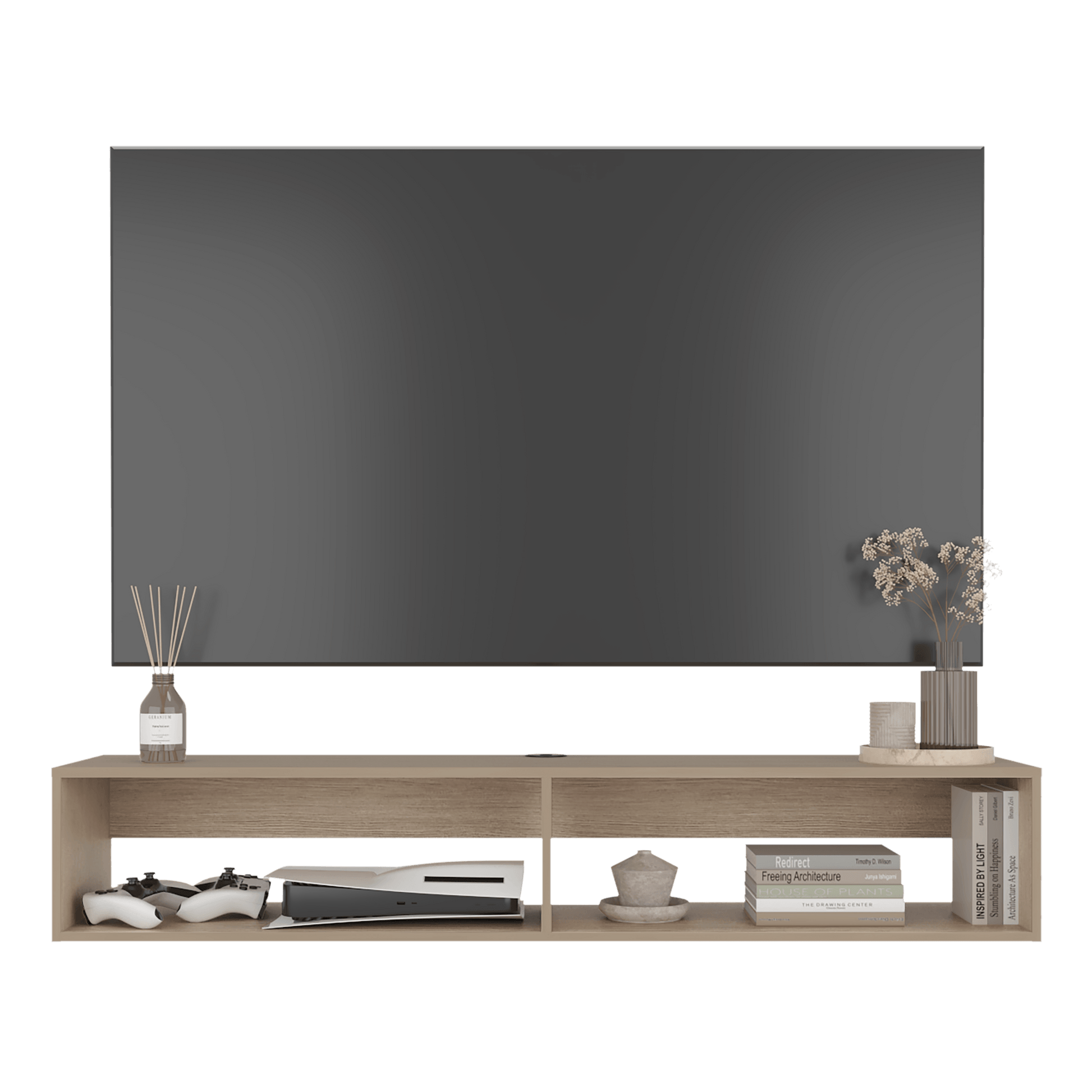 Rack Tv 65" Flotante 26X150X32 Rta Cartagena