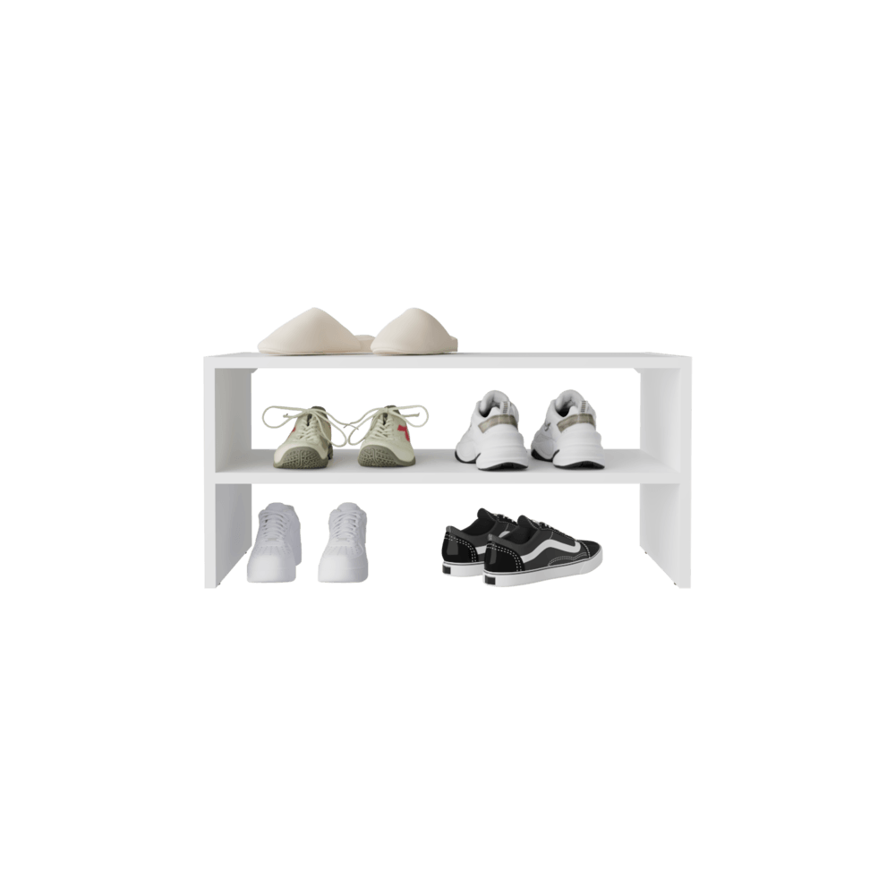 Organizador De Zapatos Apilable Basico Silpa 35X72X34 Rta Blanco Zf