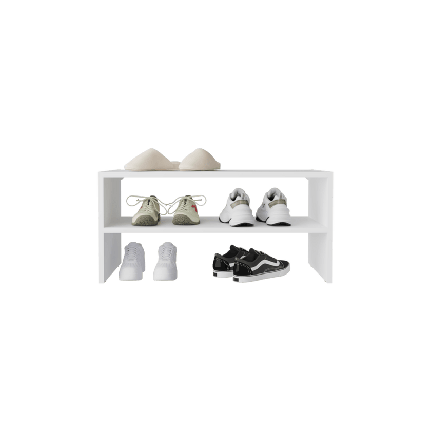Organizador De Zapatos Apilable Basico Silpa 35X72X34 Rta Blanco Zf