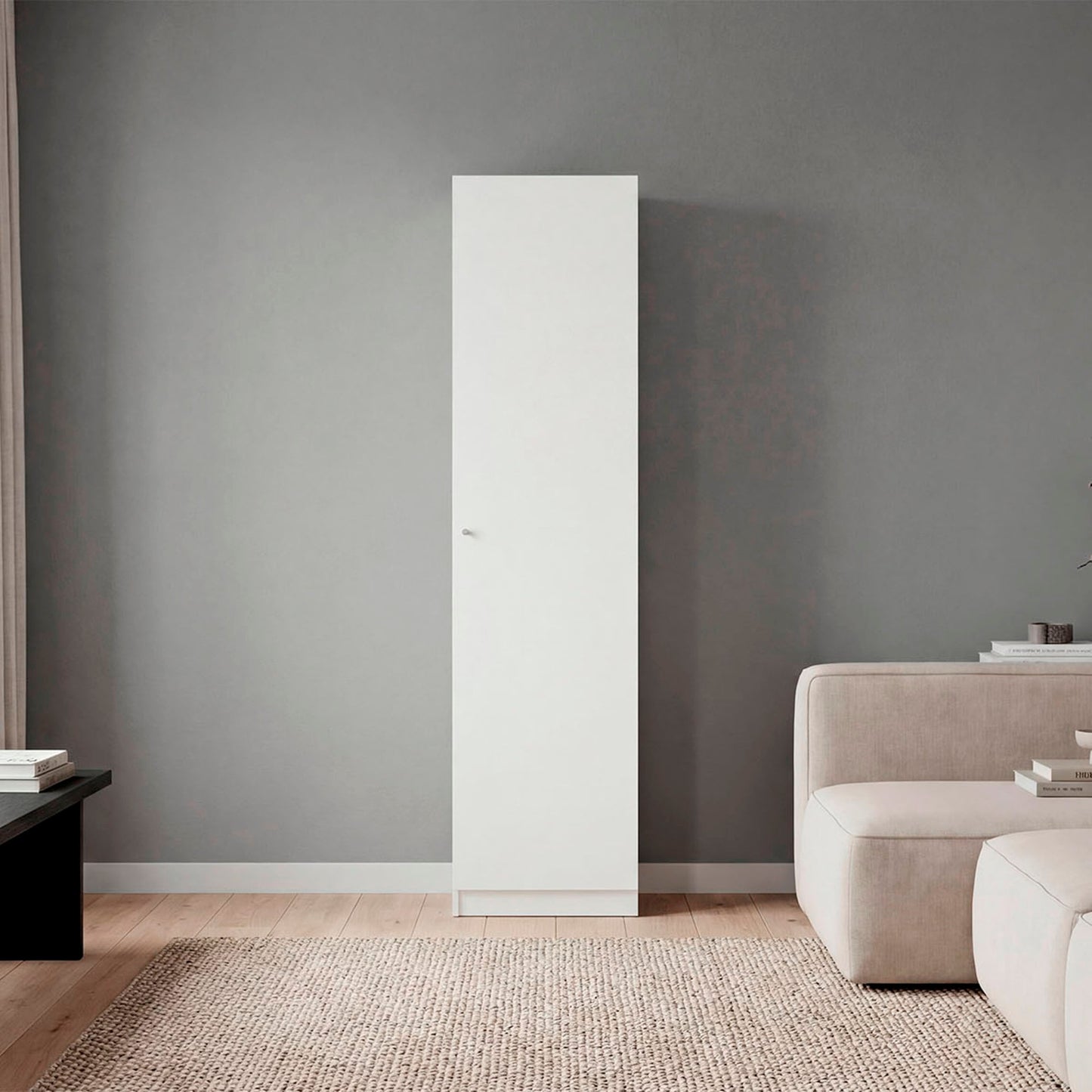 Estante Home E5 180X45X31 Rta Blanco Mqz Zf