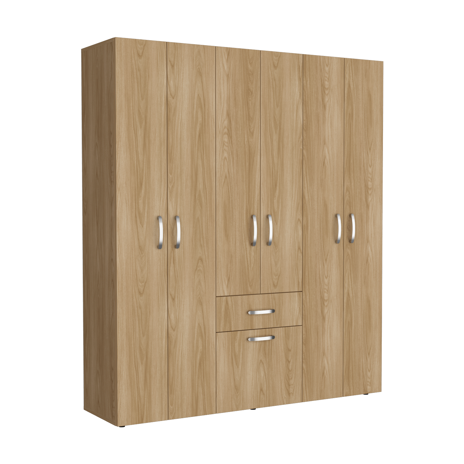 Combo Closet 164X141 Y Comoda 73X58 Mayer Rta Fresno Blanco