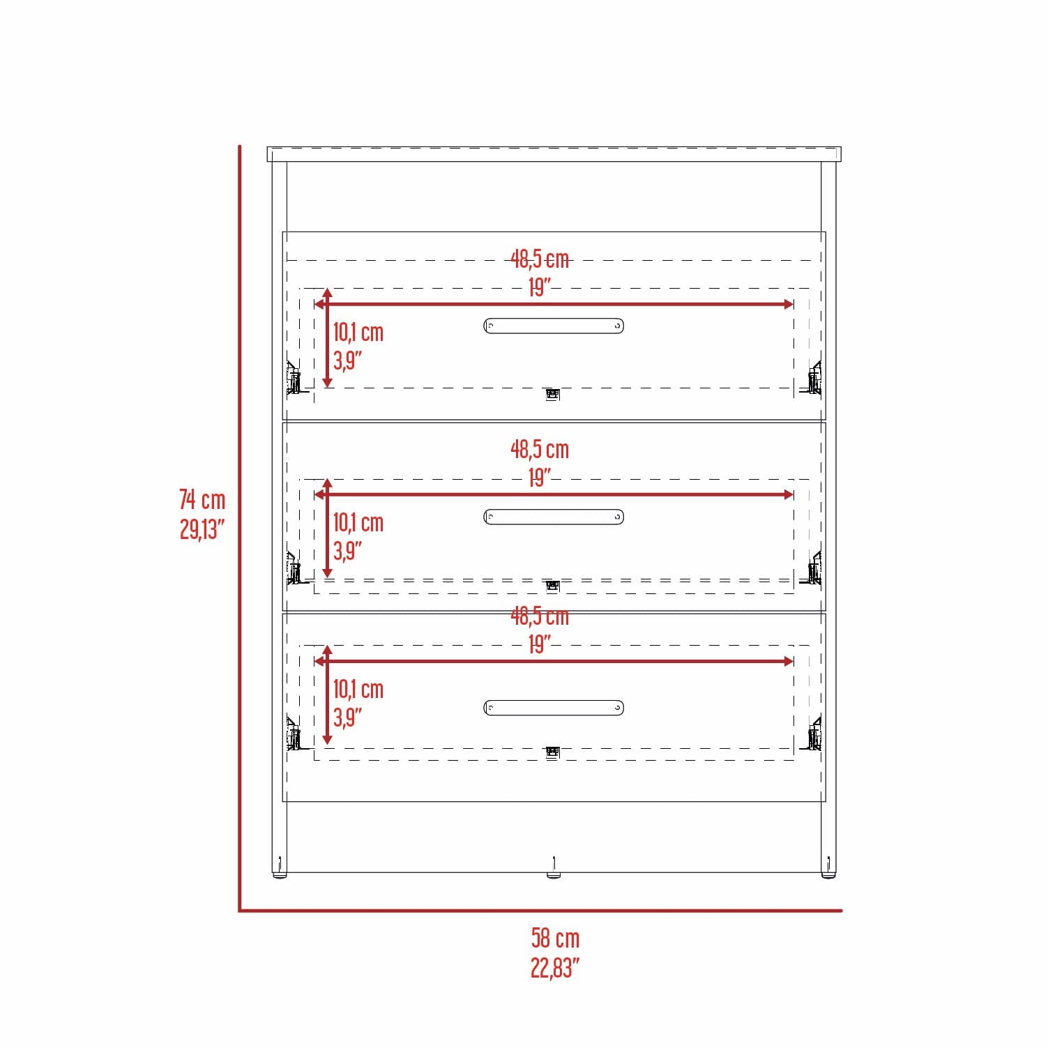 Combo Closet 164X141 Y Comoda 73X58 Mayer Rta Fresno Blanco
